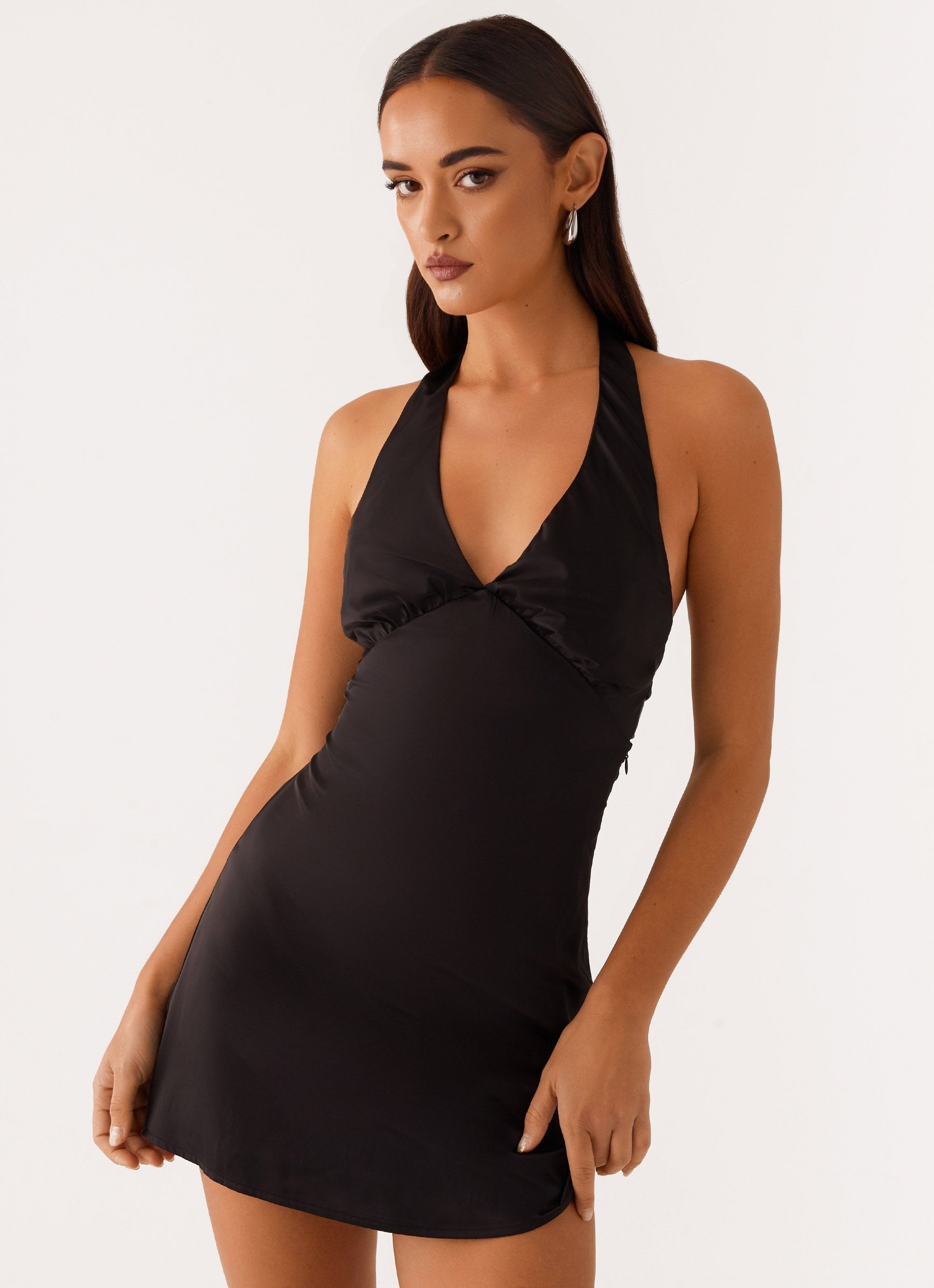 Heavy Hearted Mini Dress - Black Black / US 16 Heavy Hearted Mini Dress - Black Black / US 16