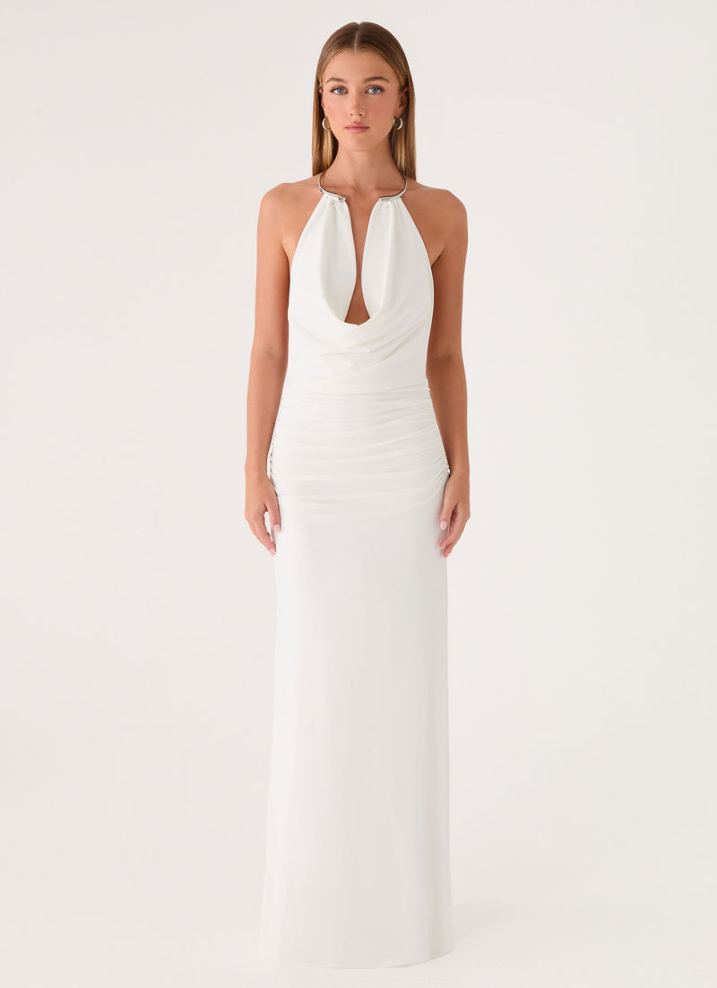 Hena Maxi Dress - White
