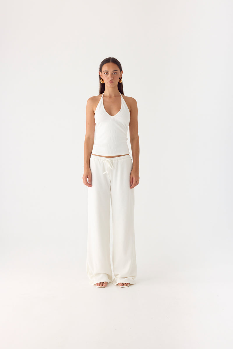 Amrita Halter Top - White