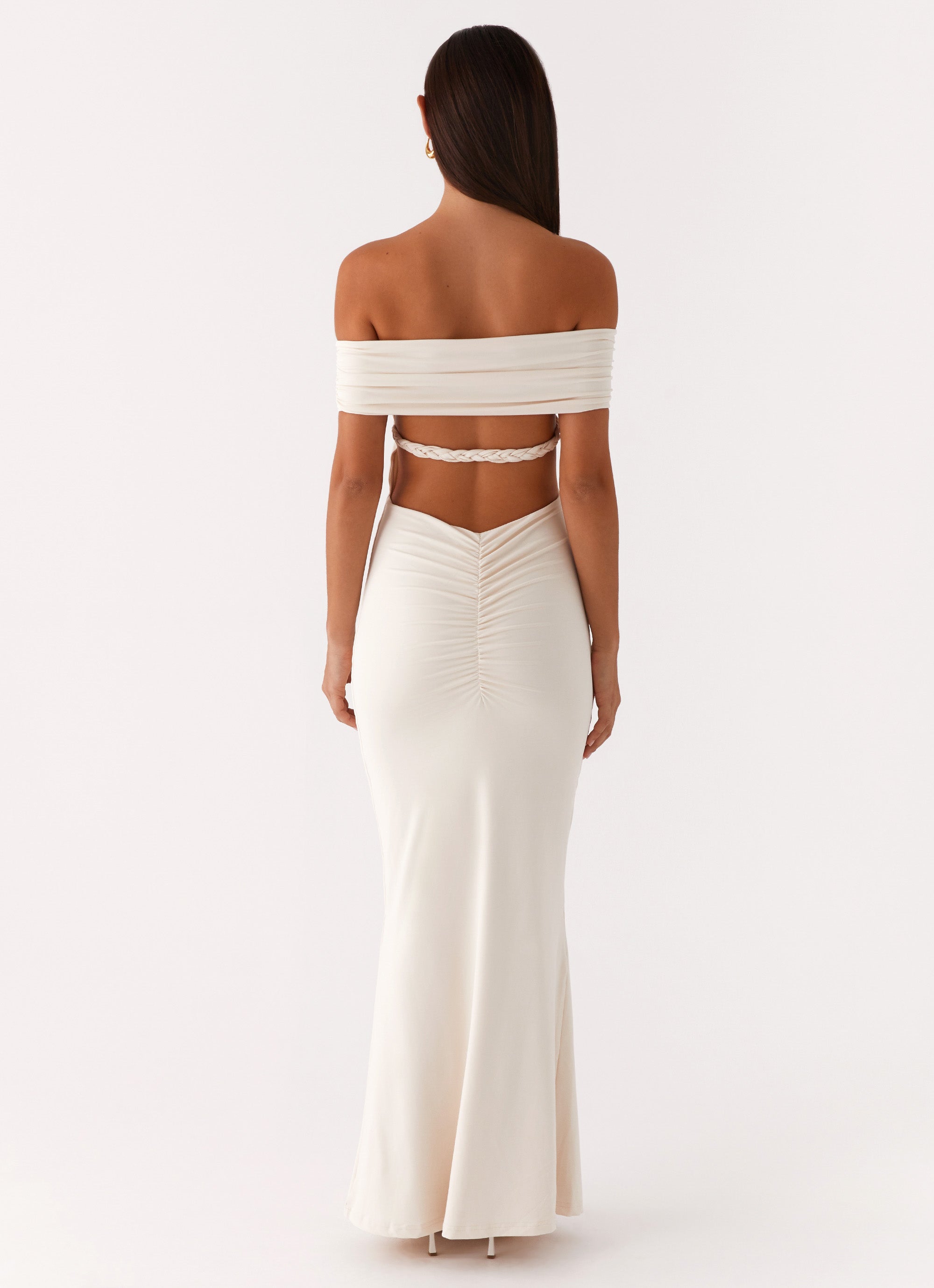 Illusion Maxi Dress - Ivory Ivory / US 16 Illusion Maxi Dress - Ivory Ivory / US 16