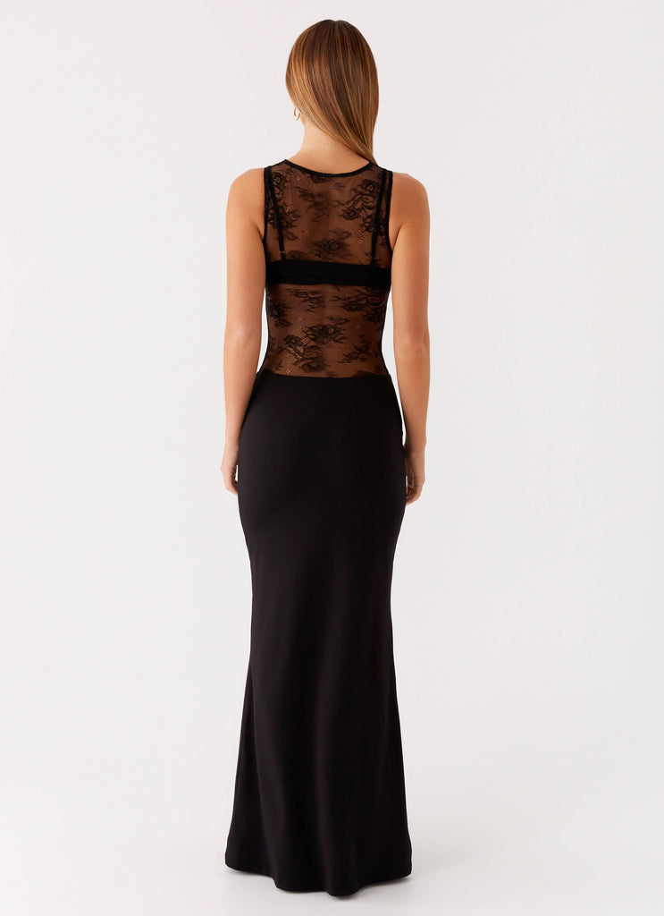 Imperial Maxi Dress - Black