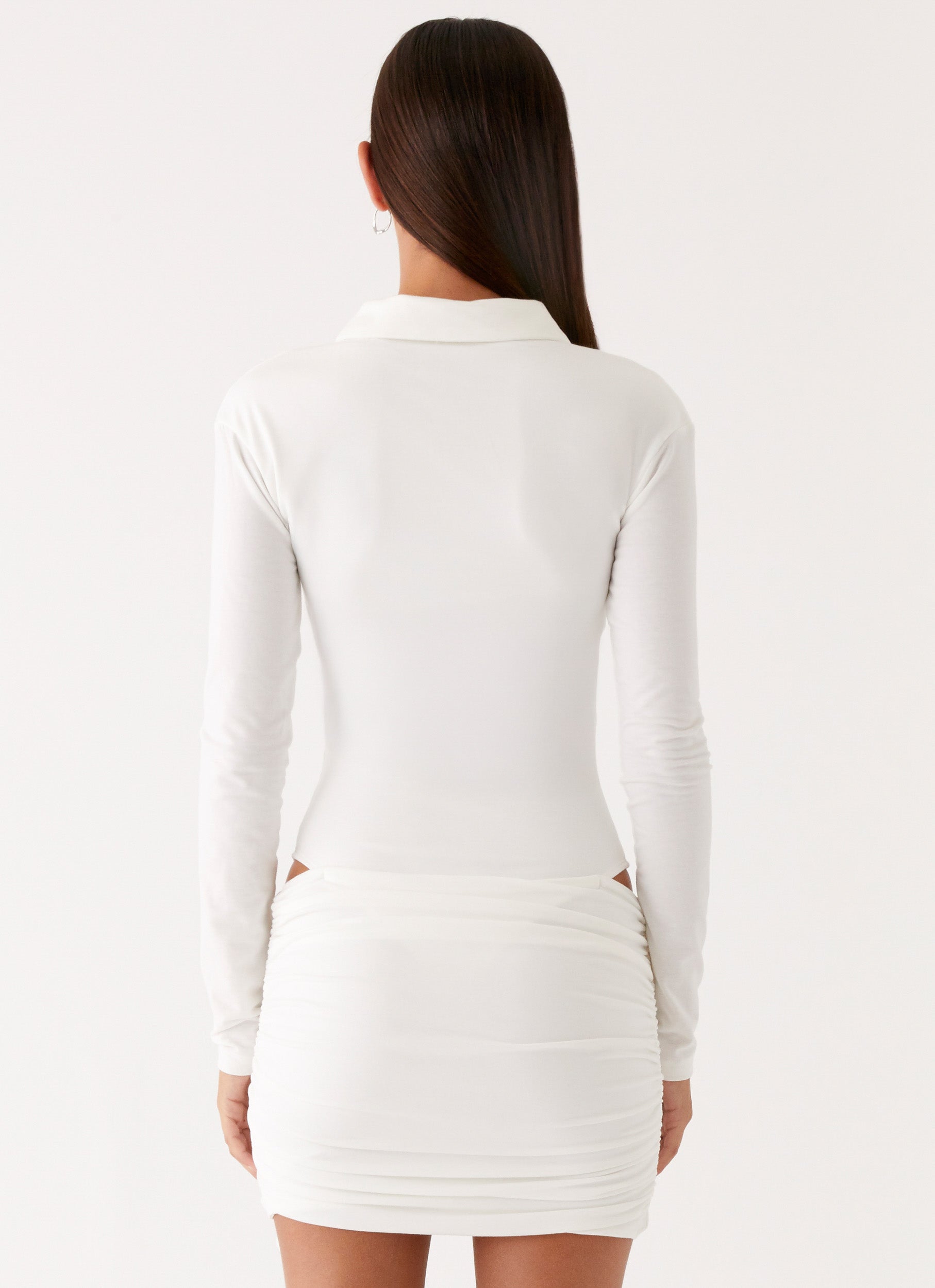Indah Mini Dress - White White / US 8 Indah Mini Dress - White White / US 8