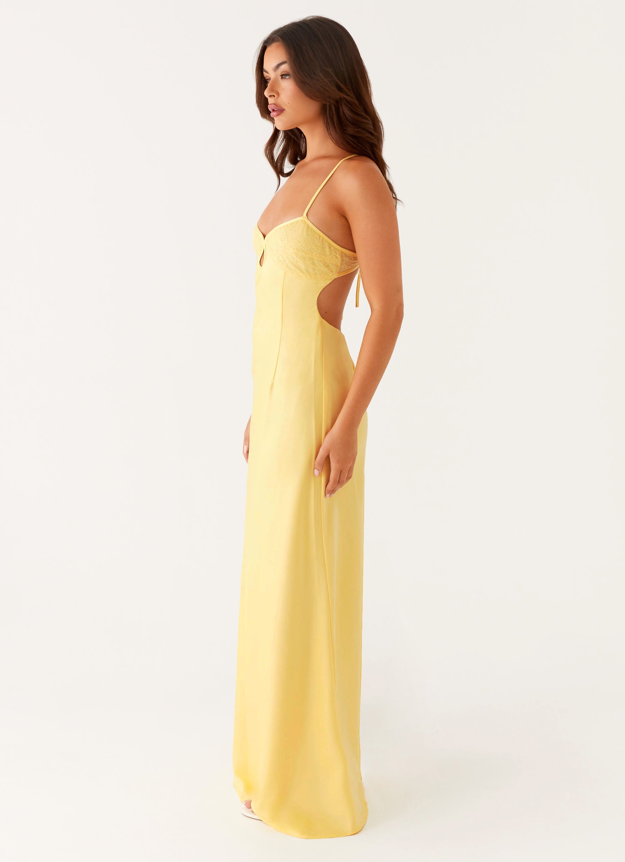 long yellow dress Joanie Maxi Dress