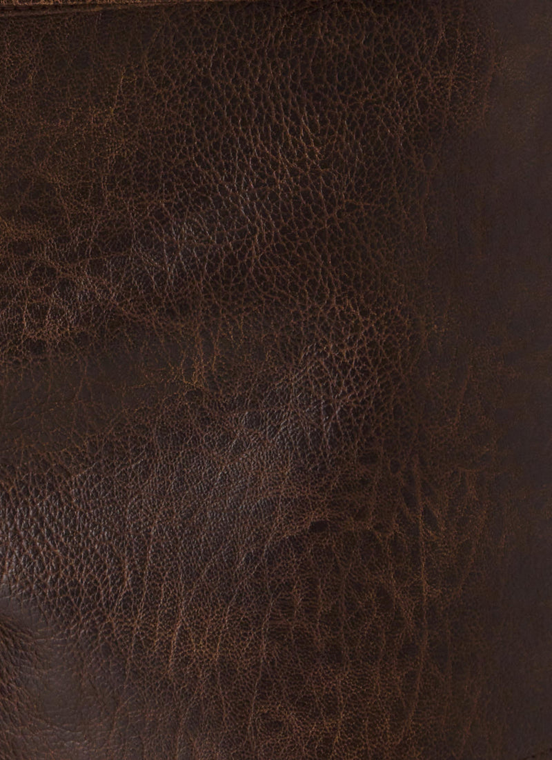 Kally PU Low Rise Shorts - Washed Brown