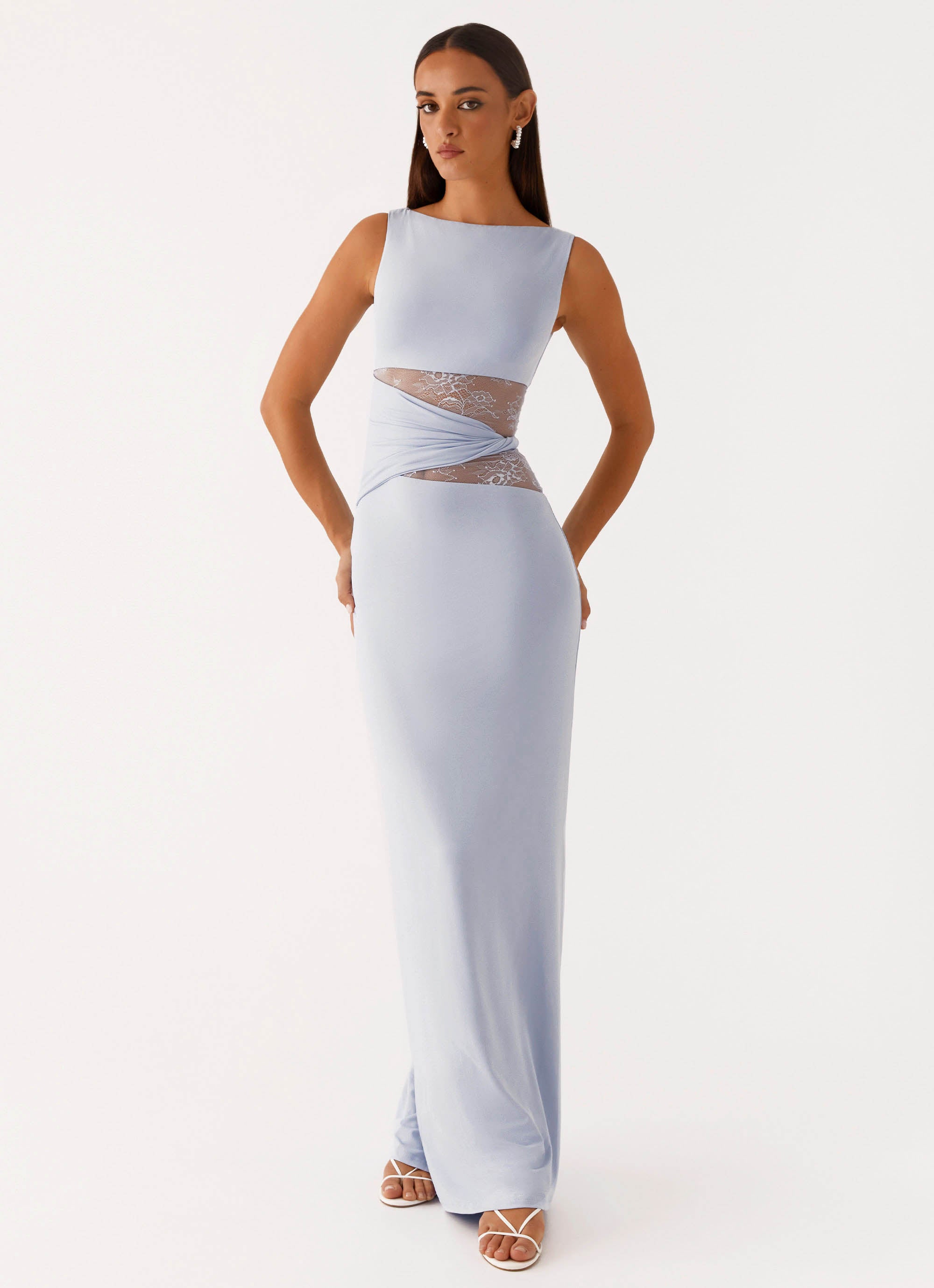 Karma Maxi Dress - Blue Blue / US 16 Karma Maxi Dress - Blue Blue / US 16