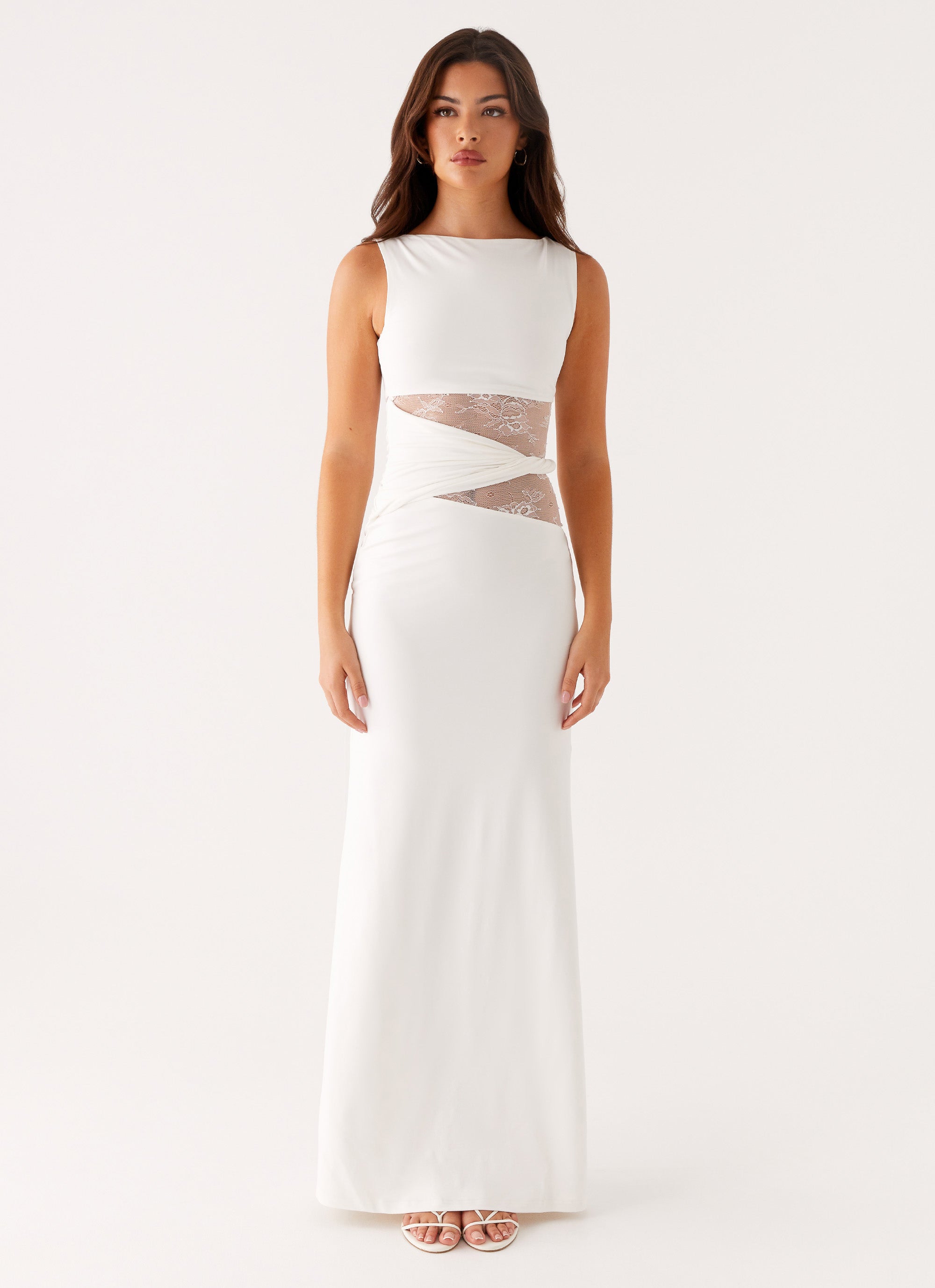 peppermayo white maxi dress Karma Maxi Dress