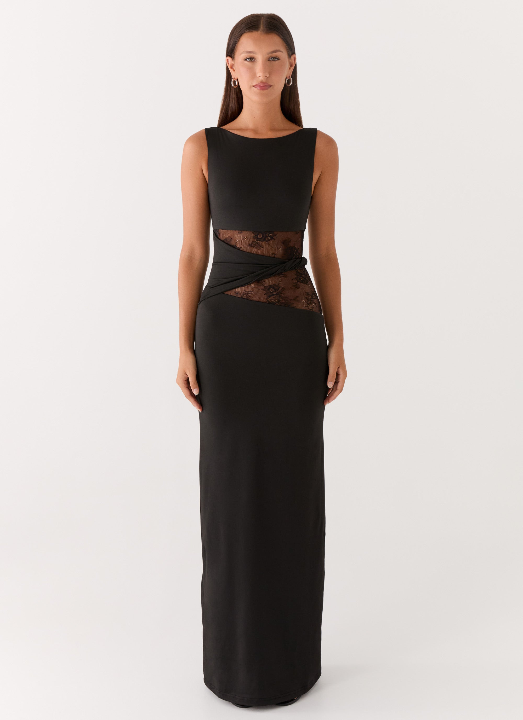 Karma Maxi Dress - Black Black / US 14 Karma Maxi Dress - Black Black / US 14