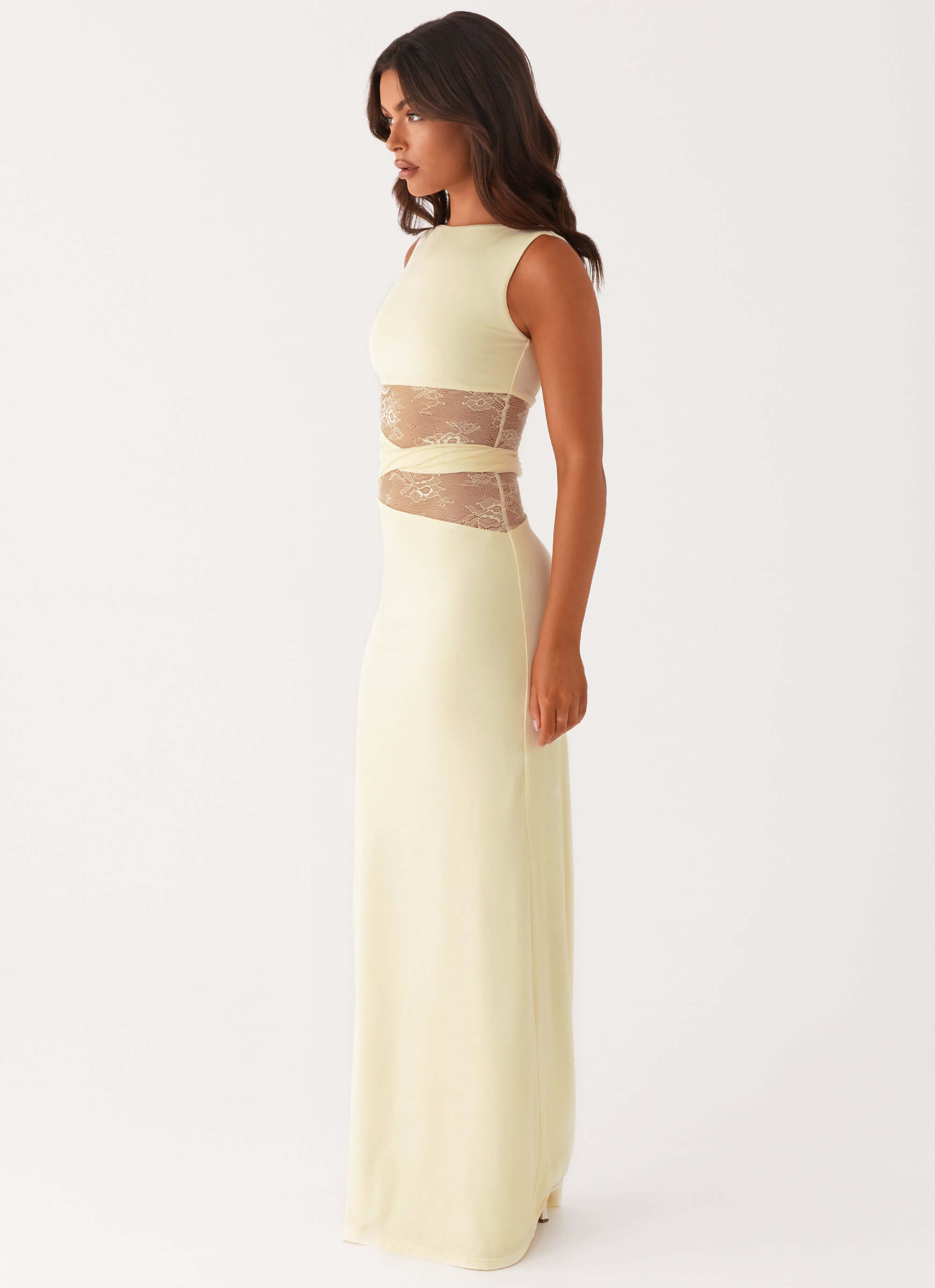 Karma Maxi Dress - Yellow Yellow / US 10 Karma Maxi Dress - Yellow Yellow / US 10