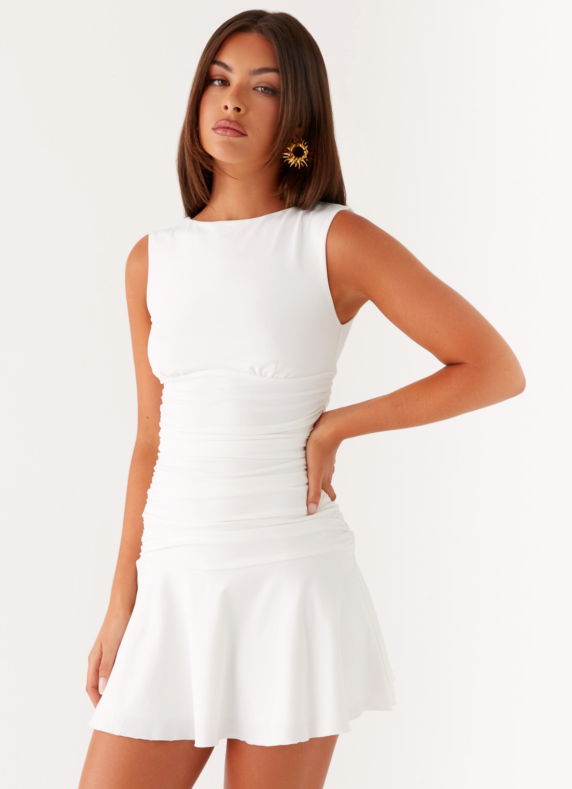 Kelda Mini Dress - White Peppermayo US Kelda Mini Dress - White Peppermayo US