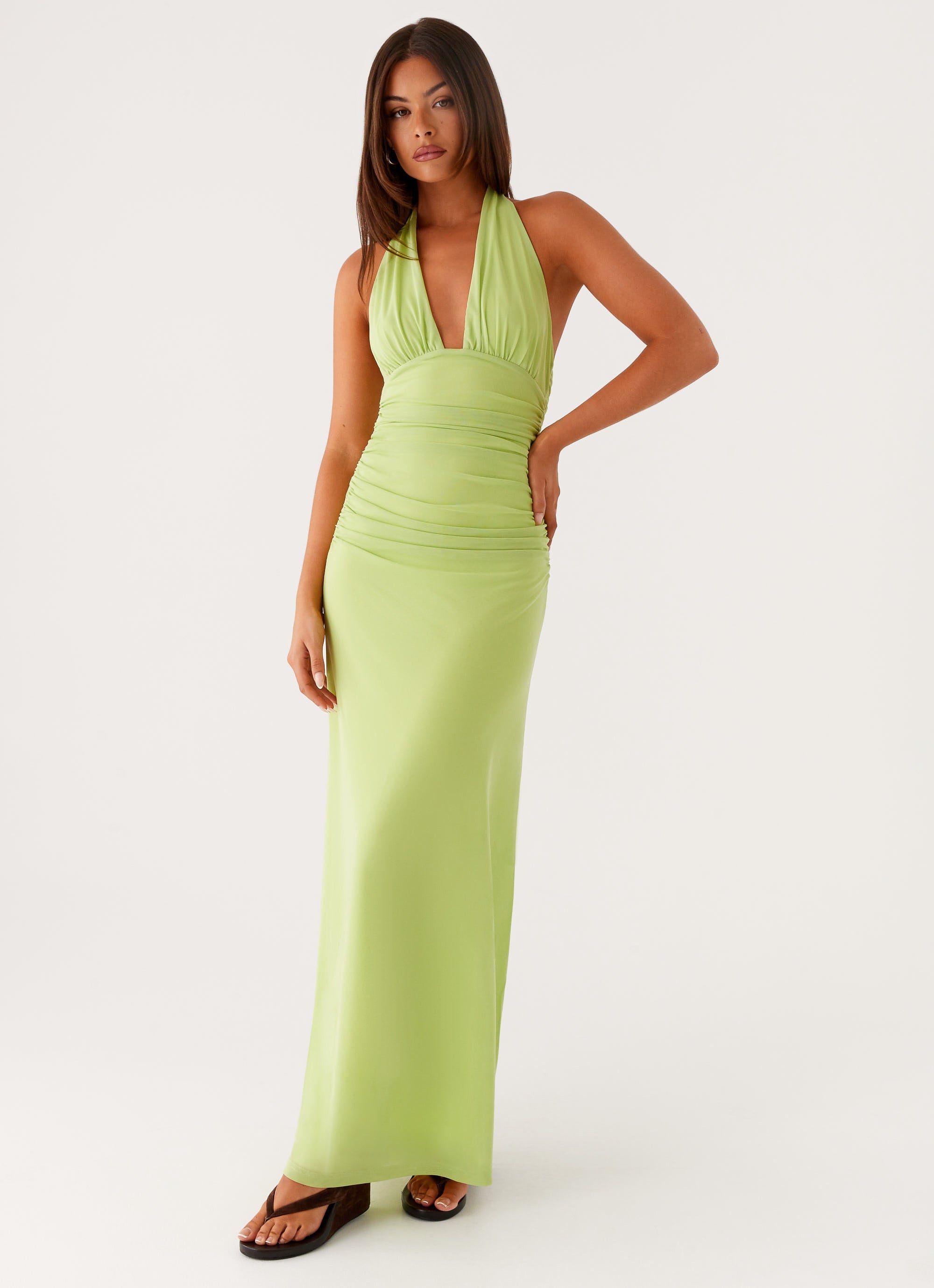 lime green maxi dress Kerrie Maxi Dress