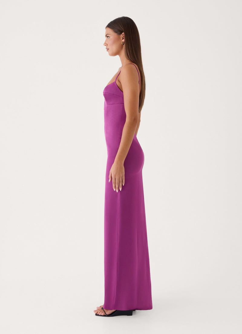 Kindall Maxi Dress - Plum