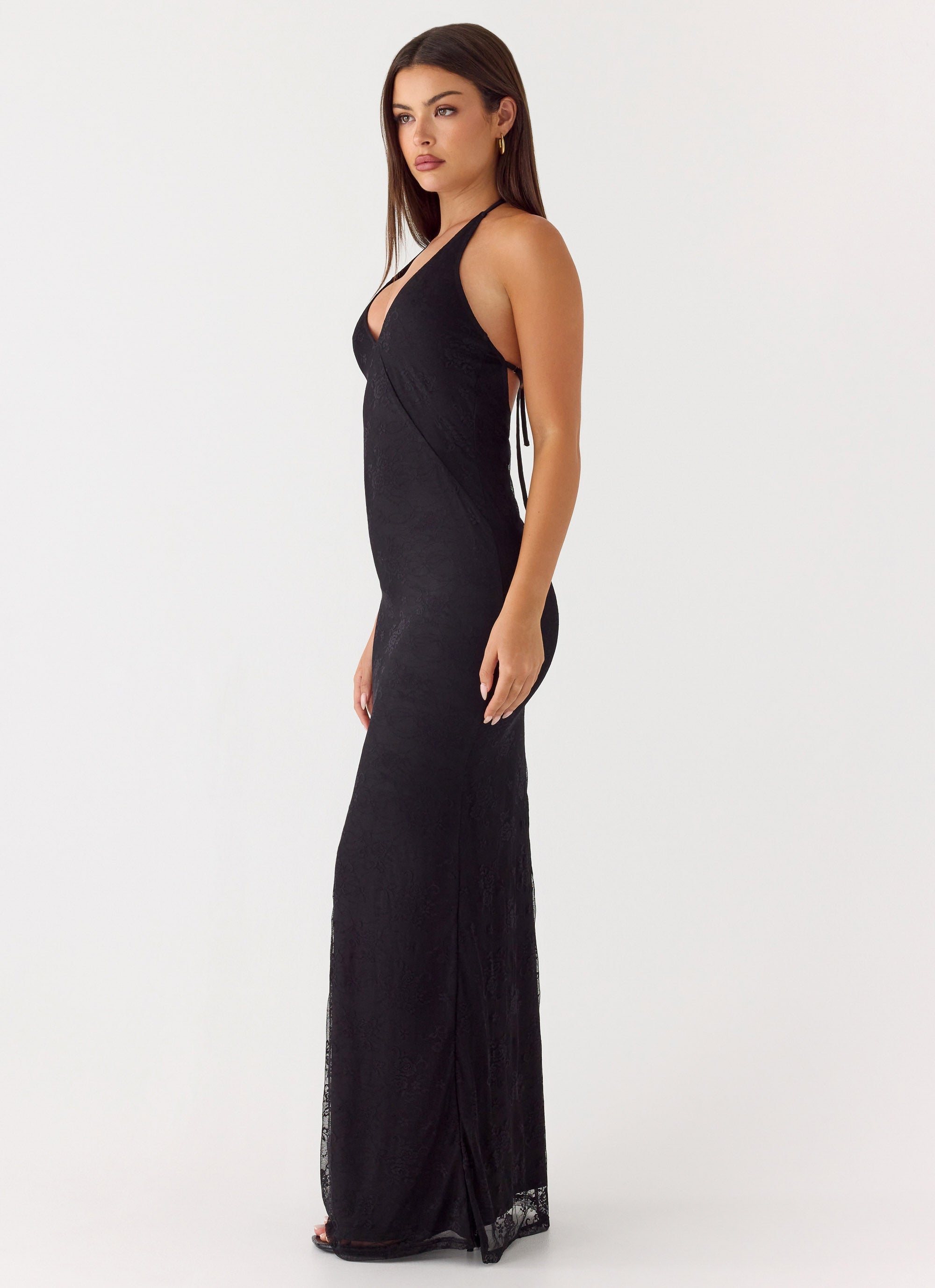 Knowles Lace Maxi Dress - Black Peppermayo US Knowles Lace Maxi Dress - Black Peppermayo US