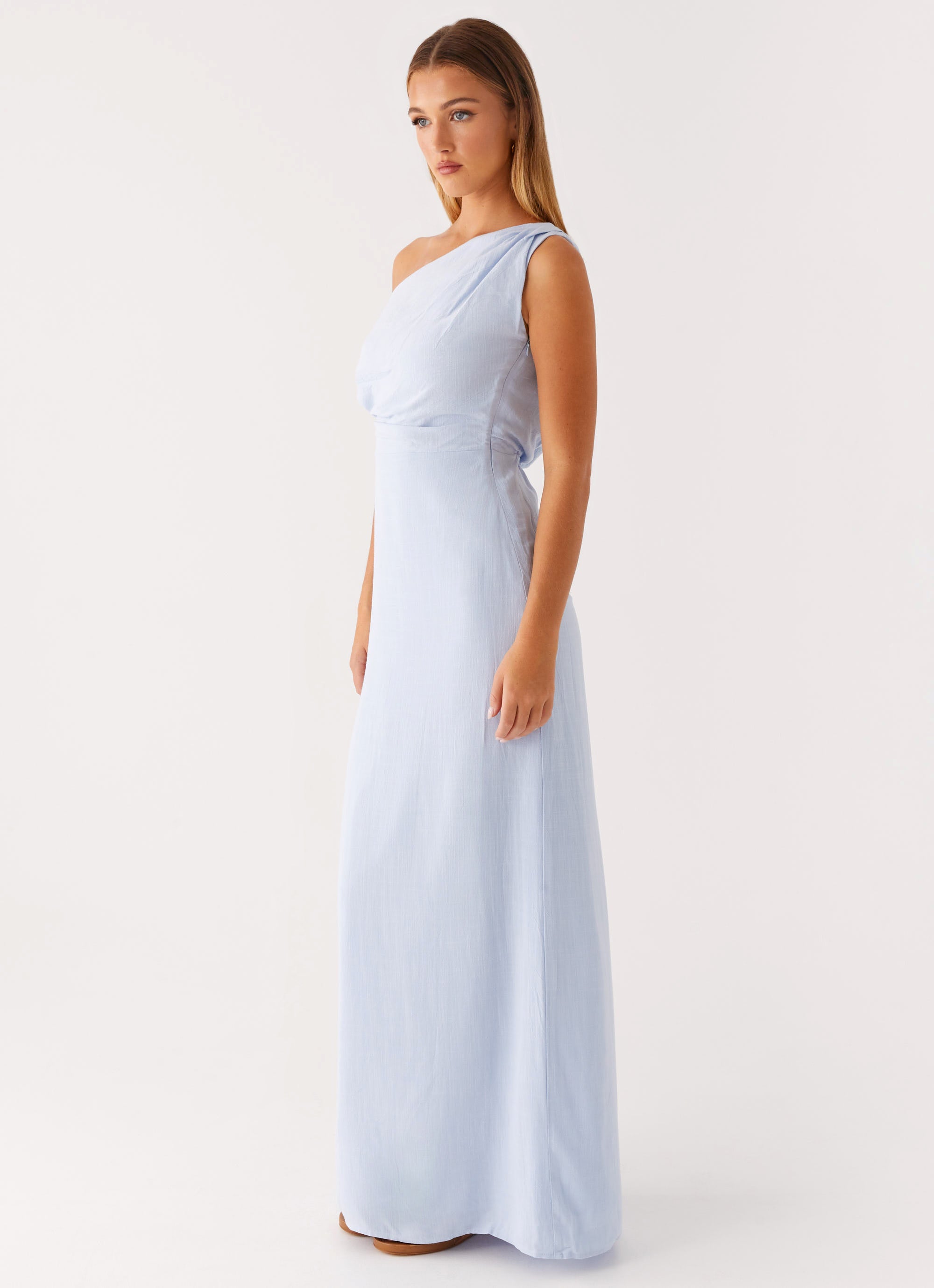 Lady Love Linen Maxi Dress - Blue Peppermayo US Lady Love Linen Maxi Dress - Blue Peppermayo US