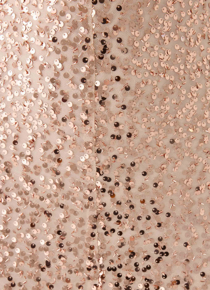 Lights off Maxi Dress - Nude