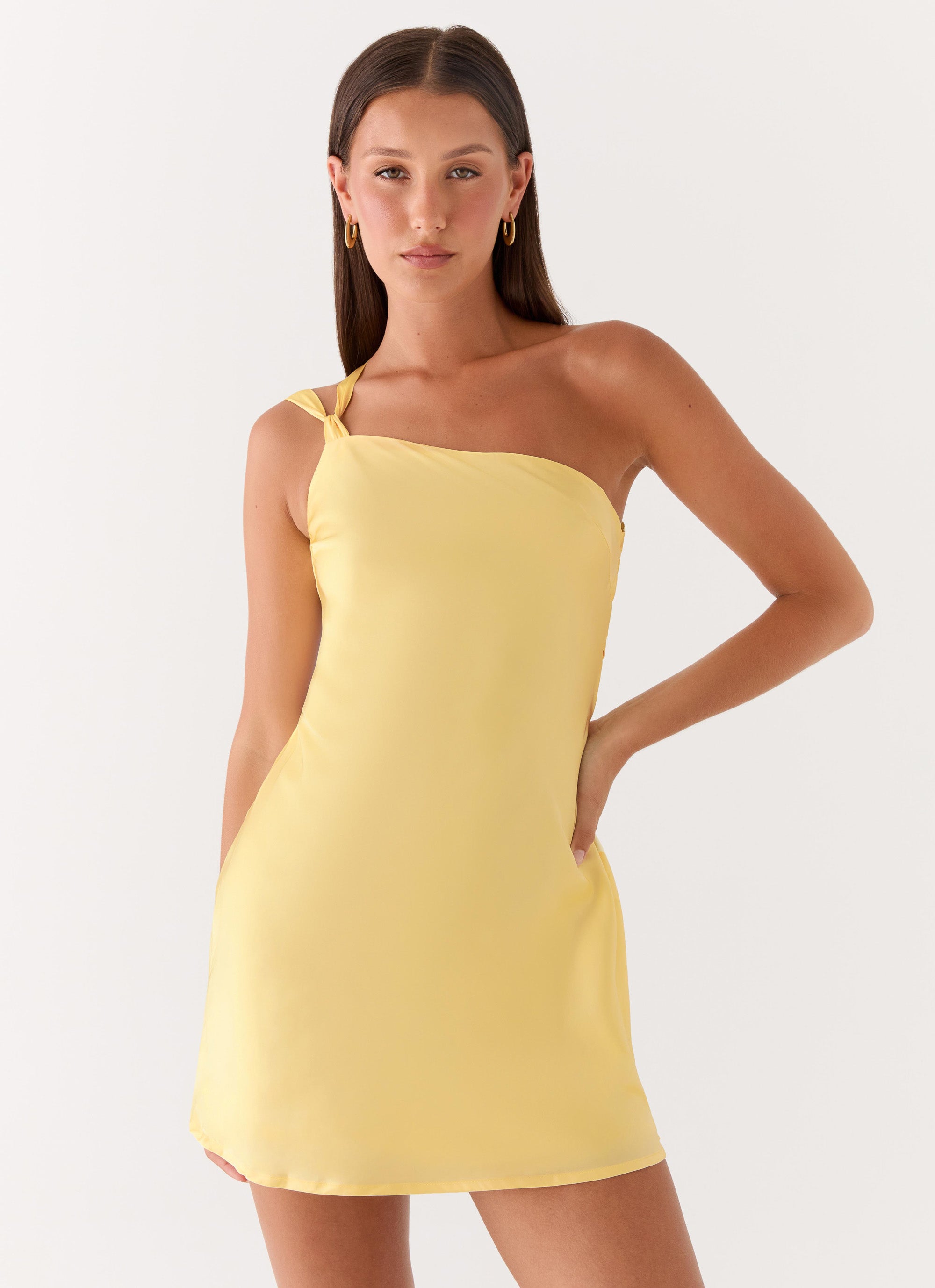 Lights Out Mini Dress - Yellow Yellow / US 6 Lights Out Mini Dress - Yellow Yellow / US 6