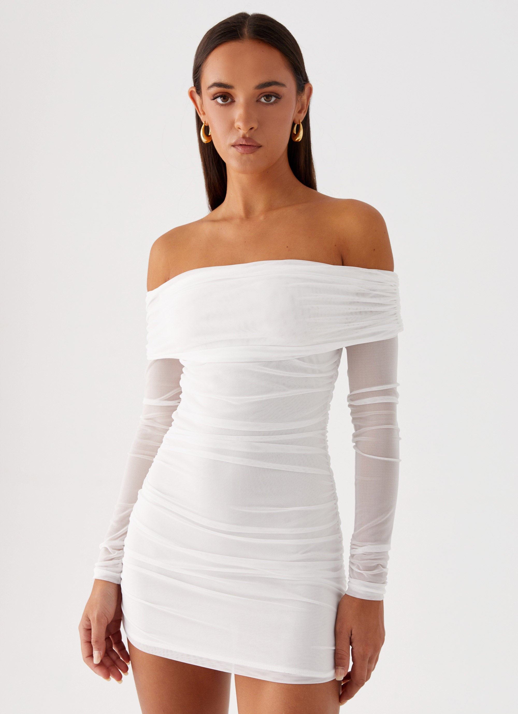 Liquid Spirit Mini Dress - White Peppermayo US Liquid Spirit Mini Dress - White Peppermayo US