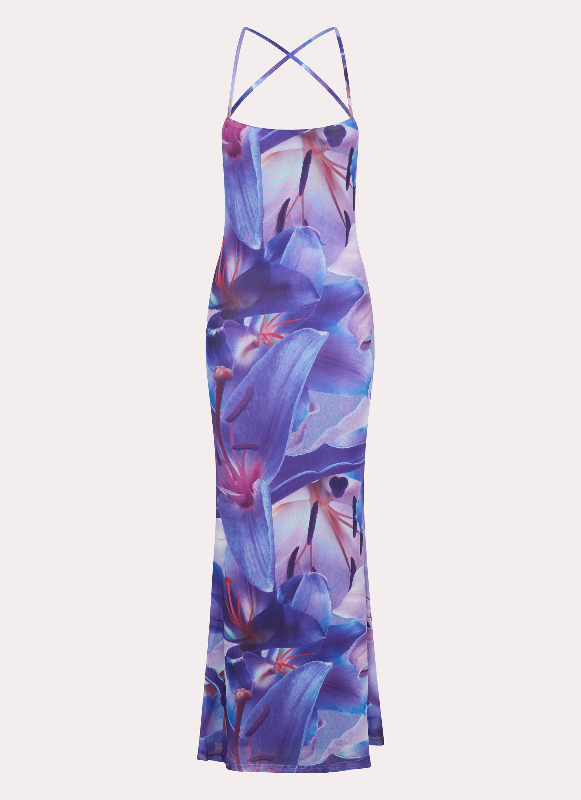 Livia Maxi Dress - Purple White Lilly Peppermayo US Livia Maxi Dress - Purple White Lilly Peppermayo US
