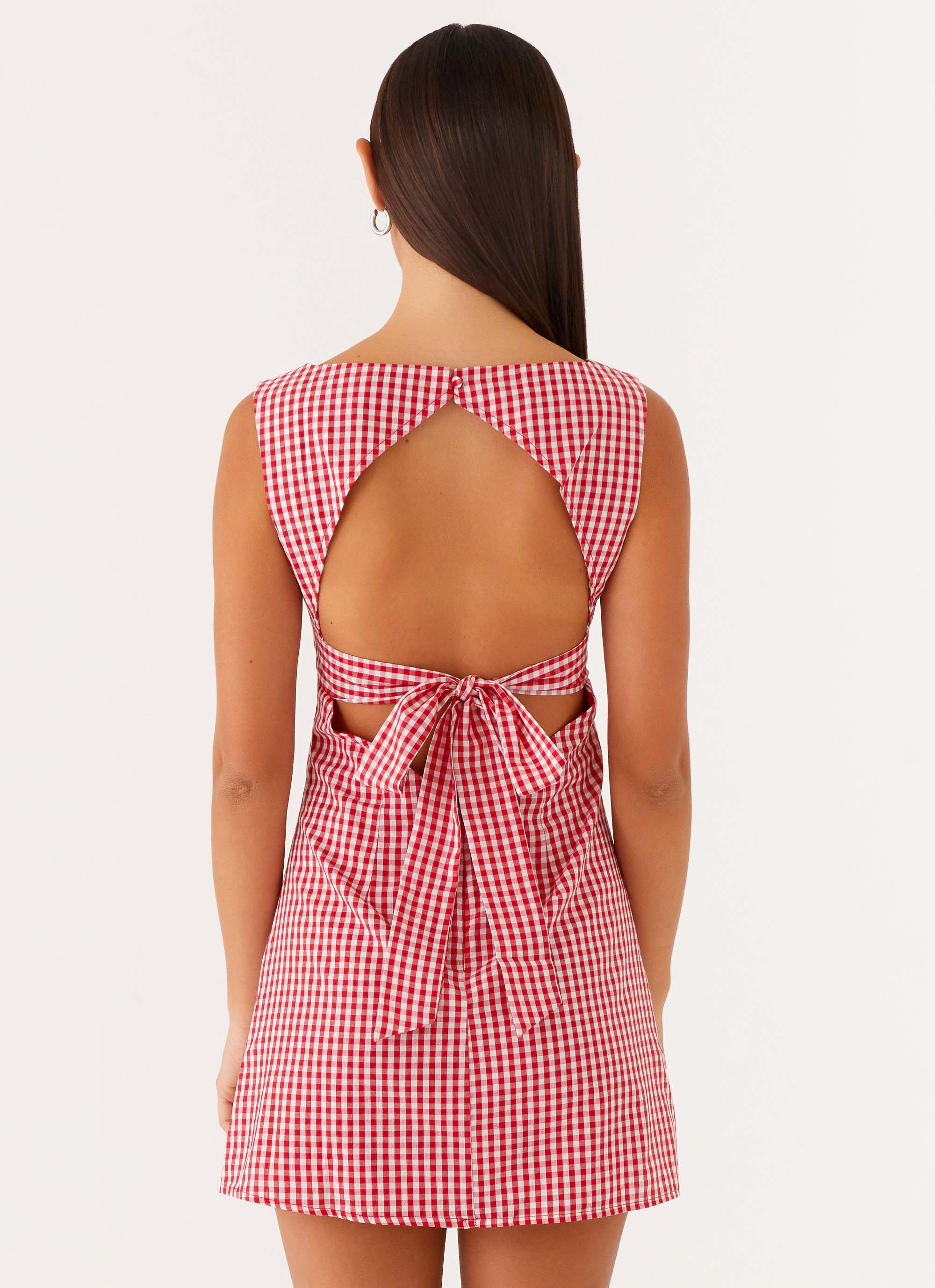 Lotus Tie Back Mini Dress Lotus Tie Back Mini Dress
