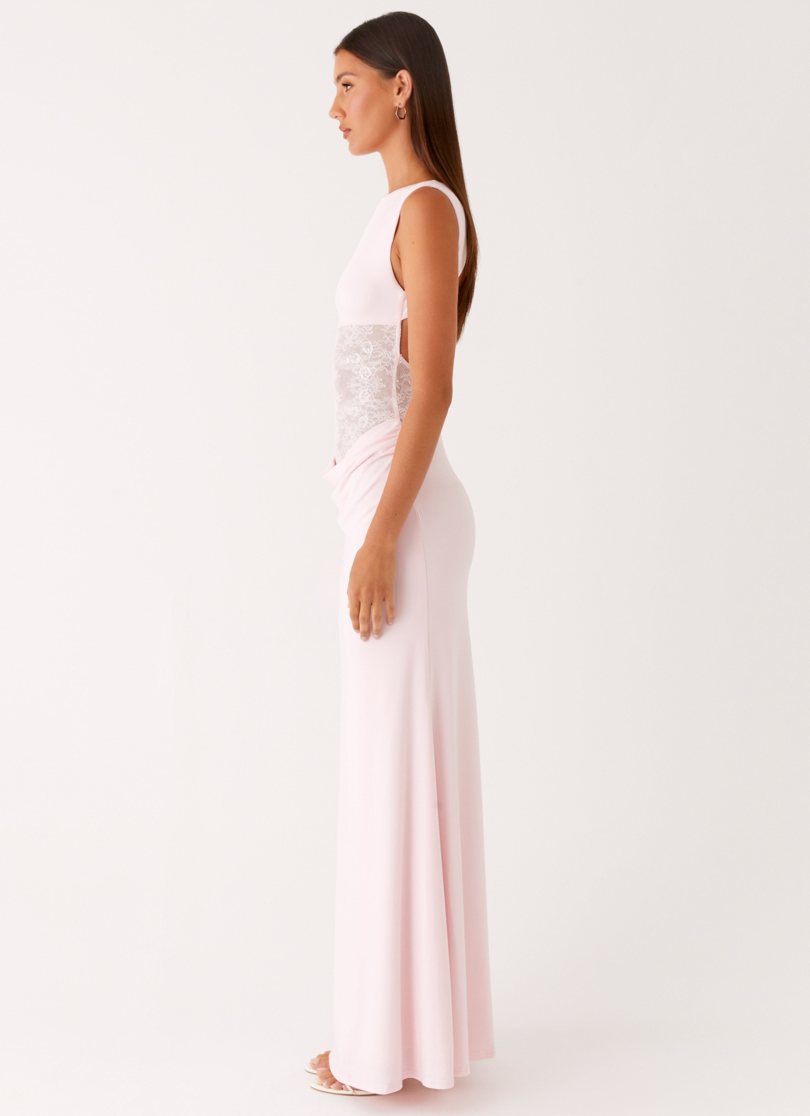 Love Tease Maxi Dress - Baby Pink Baby Pink / US 2 Love Tease Maxi Dress - Baby Pink Baby Pink / US 2