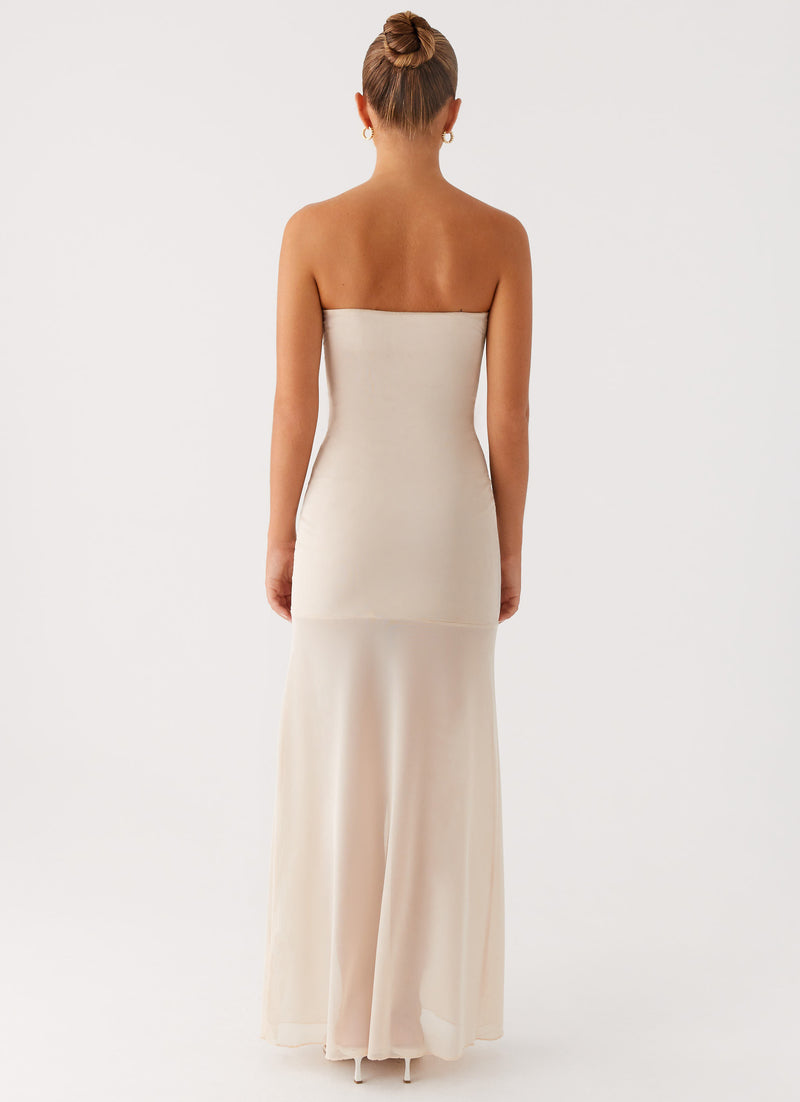 Lovie Maxi Dress Beige 4