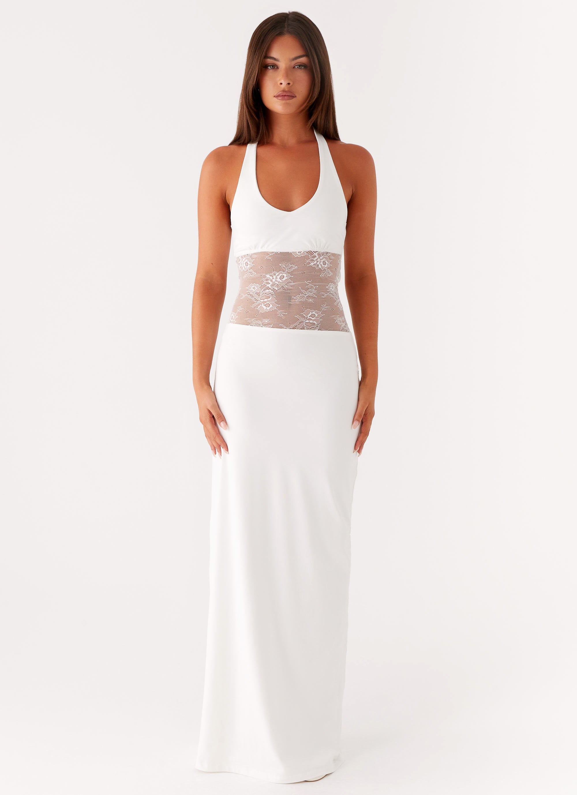 peppermayo white maxi dress Main Focus Maxi Dress