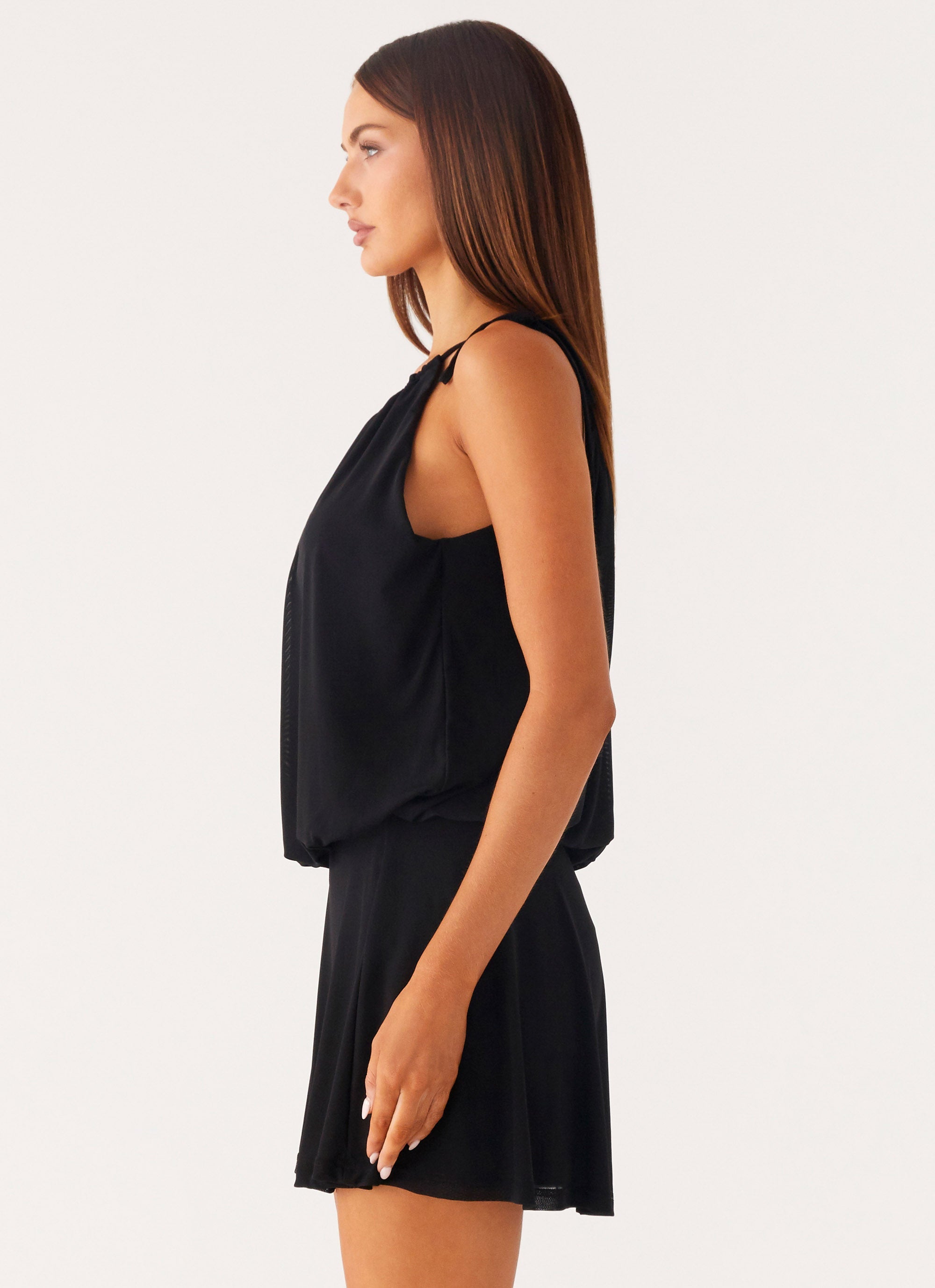 peppermayo black mini dress Carmel Mini Dress