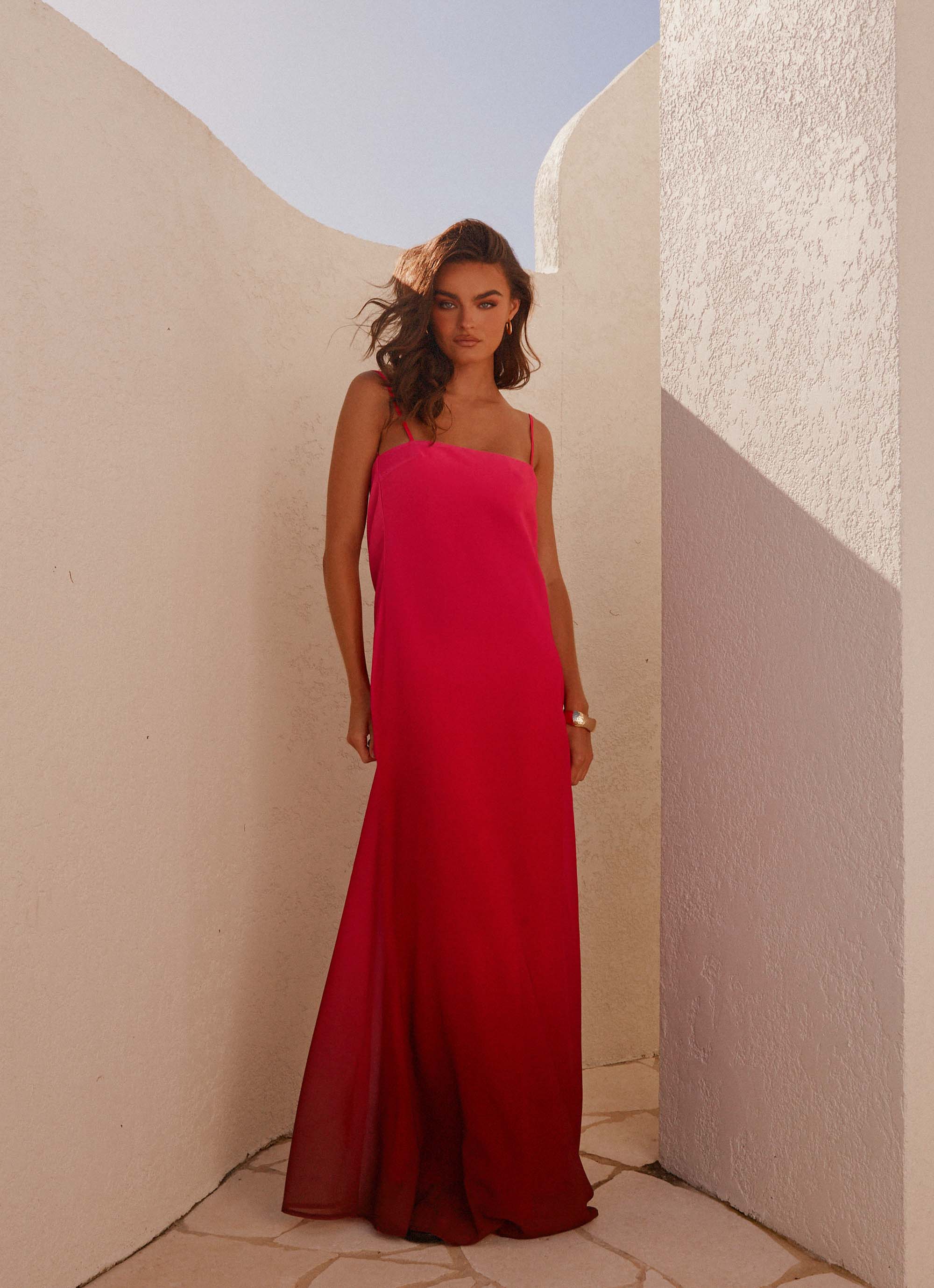 Marianne Maxi Dress - Fuchsia Gradient Fuchsia Gradient / US 10 Marianne Maxi Dress - Fuchsia Gradient Fuchsia Gradient / US 10