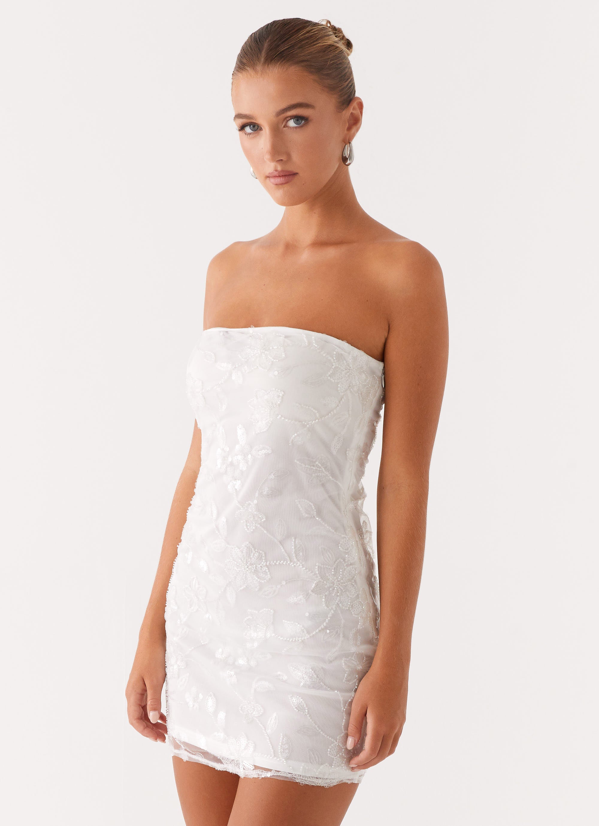 Moorey Beaded Mini Dress