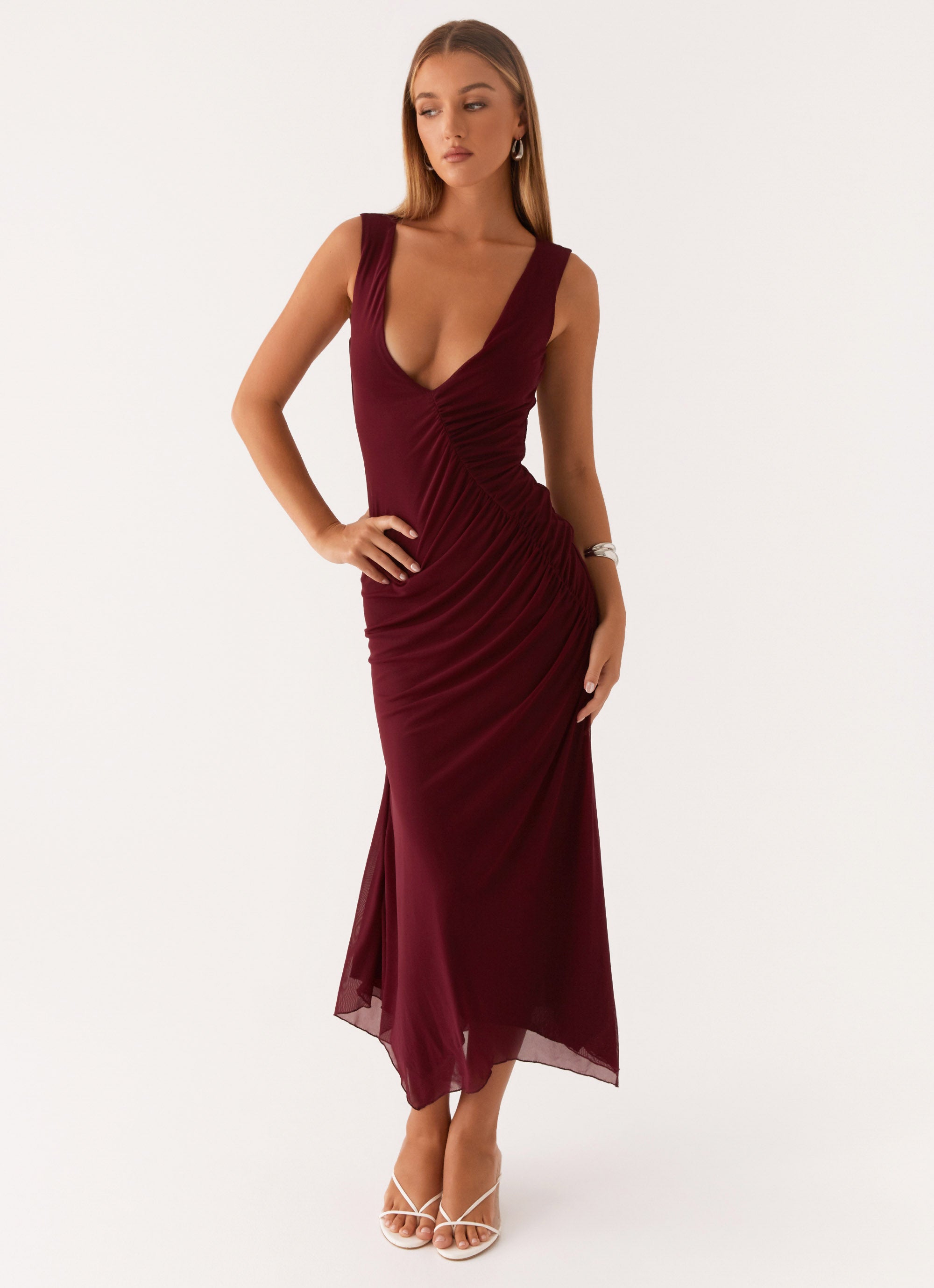 Murphy Maxi Dress - Deep Maroon Deep Maroon / US 6 Murphy Maxi Dress - Deep Maroon Deep Maroon / US 6