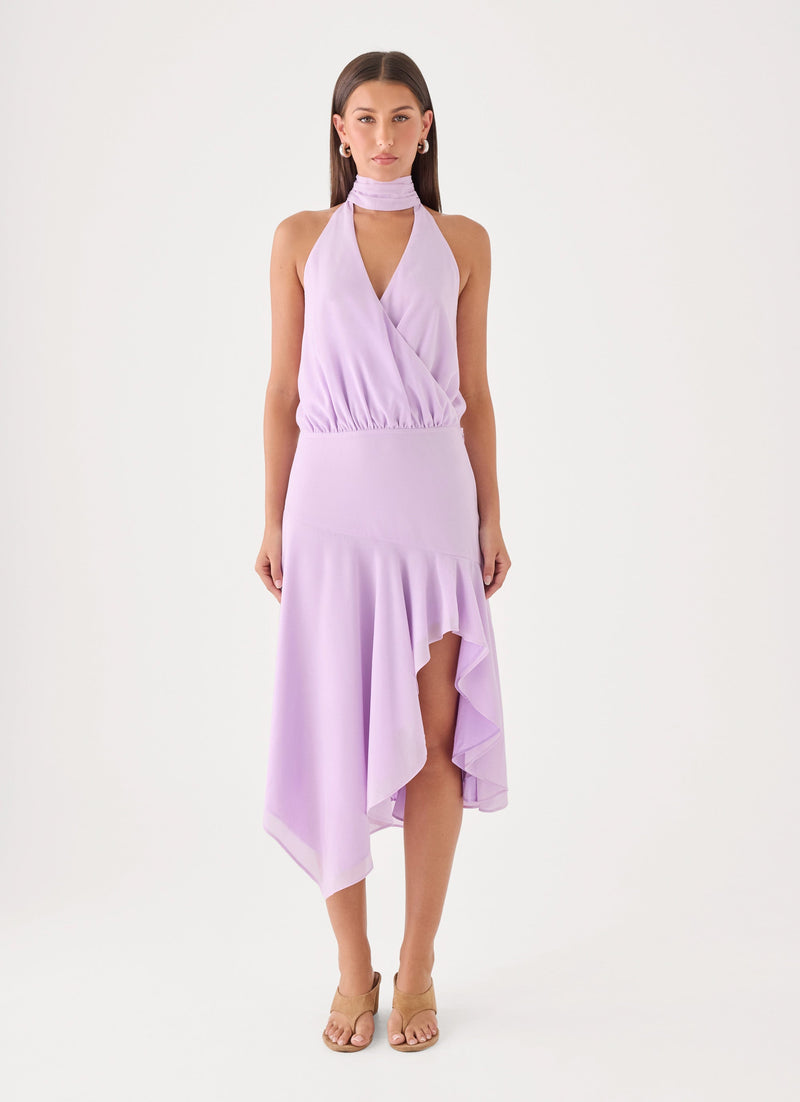 Nina Midi Dress - Lilac
