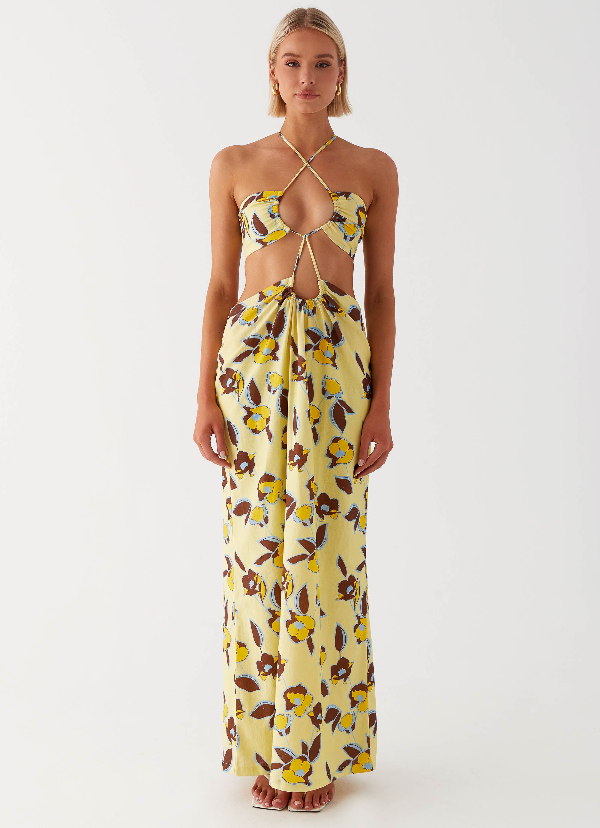 Nora Linen Maxi Dress - Primrose Peppermayo US Nora Linen Maxi Dress - Primrose Peppermayo US