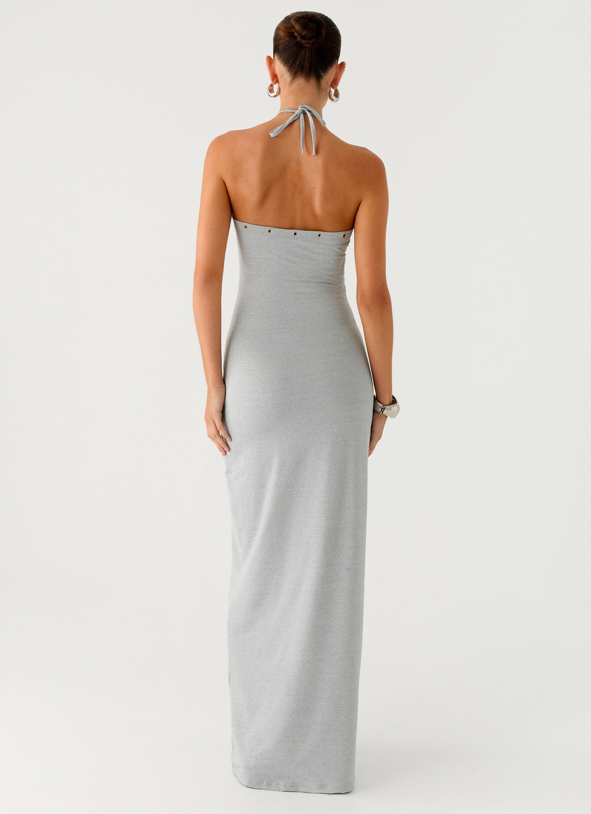 Off The Bass Maxi Dress - Grey Grey / US 12 Off The Bass Maxi Dress - Grey Grey / US 12