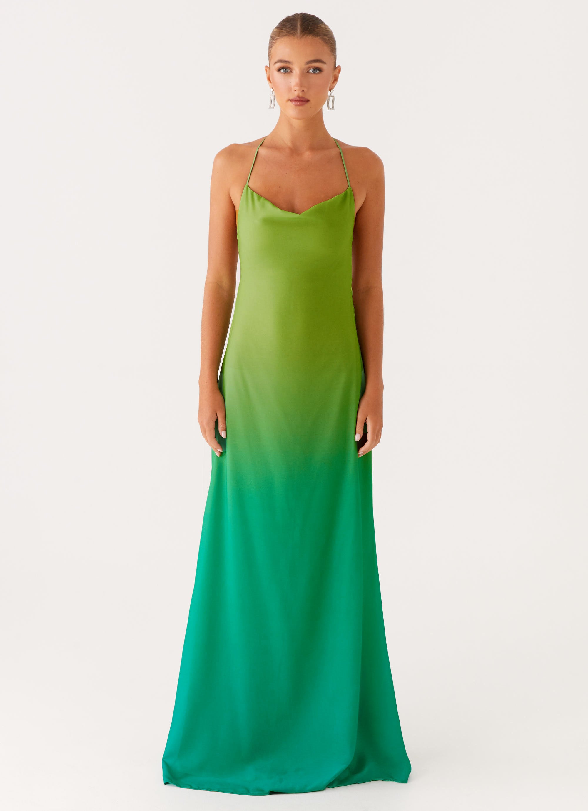 bardot green ombre dress AriCavari_ on LTK