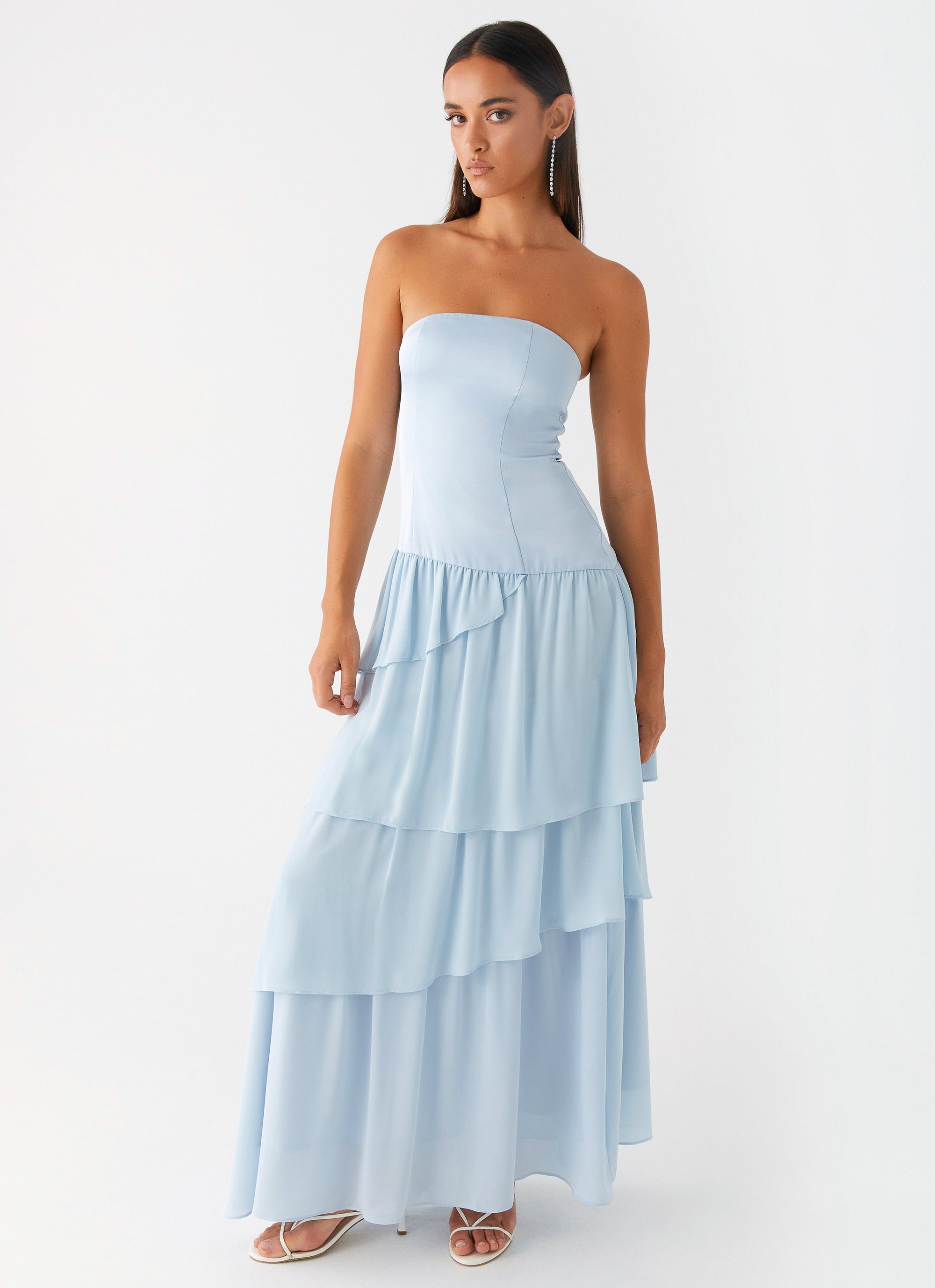 Our Story Maxi Dress - Pastel Blue Peppermayo US Our Story Maxi Dress - Pastel Blue Peppermayo US