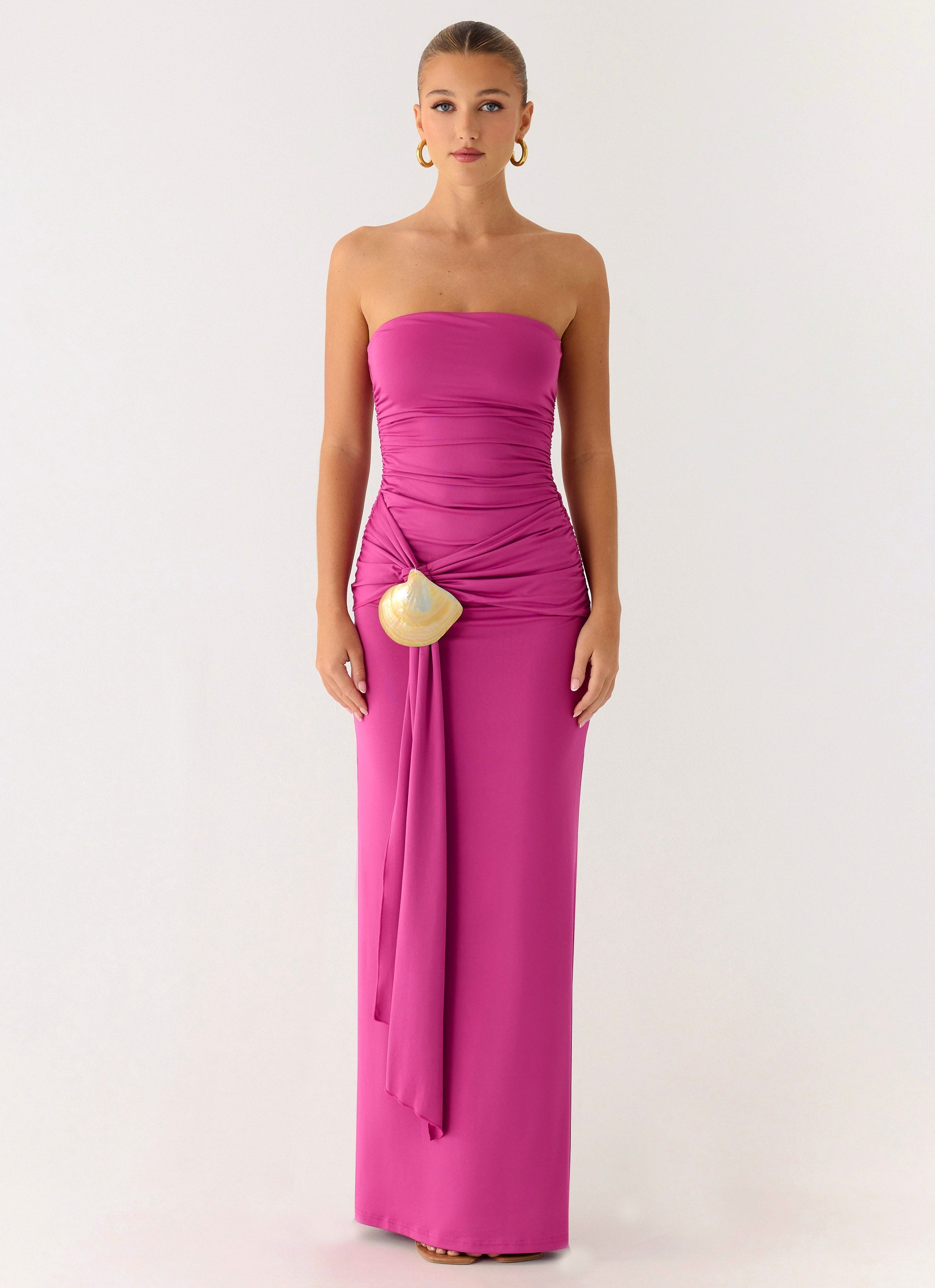 pink after party dress Party After Party Shell Maxi Dress