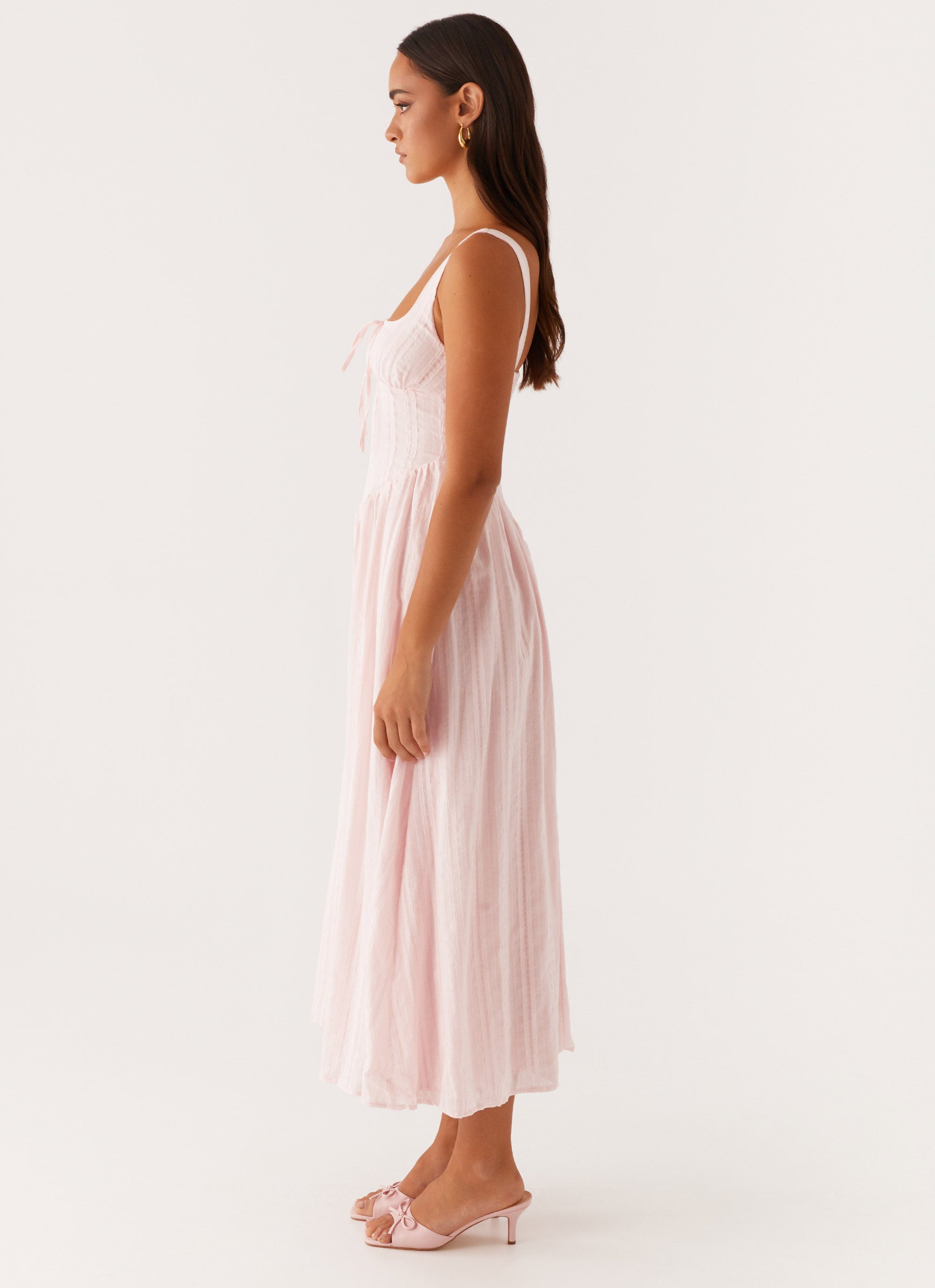 Pascuelle Midi Dress - Pink Pascuelle Midi Dress - Pink