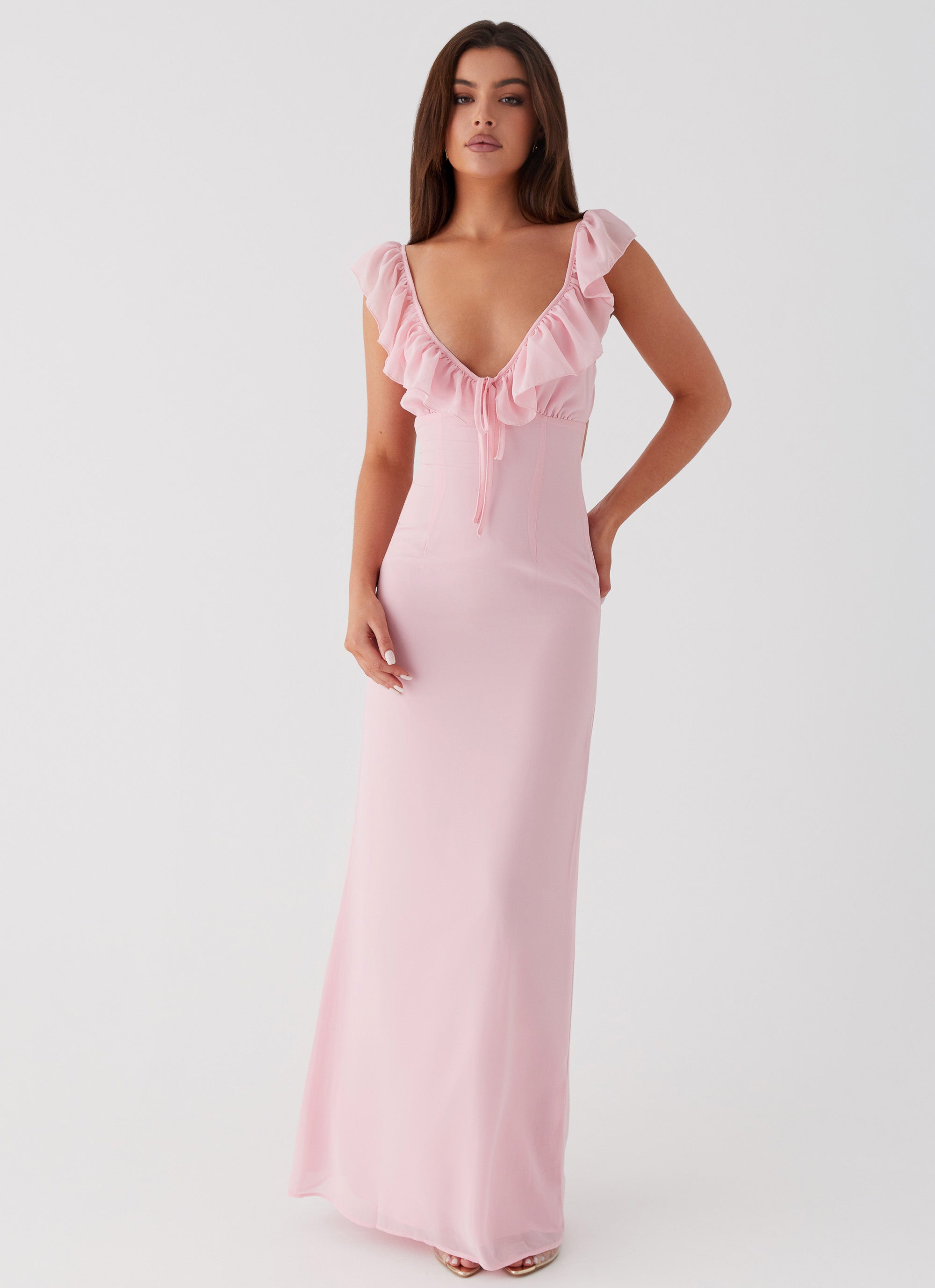 Silvie Maxi Dress - Pink Peppermayo US Silvie Maxi Dress - Pink Peppermayo US