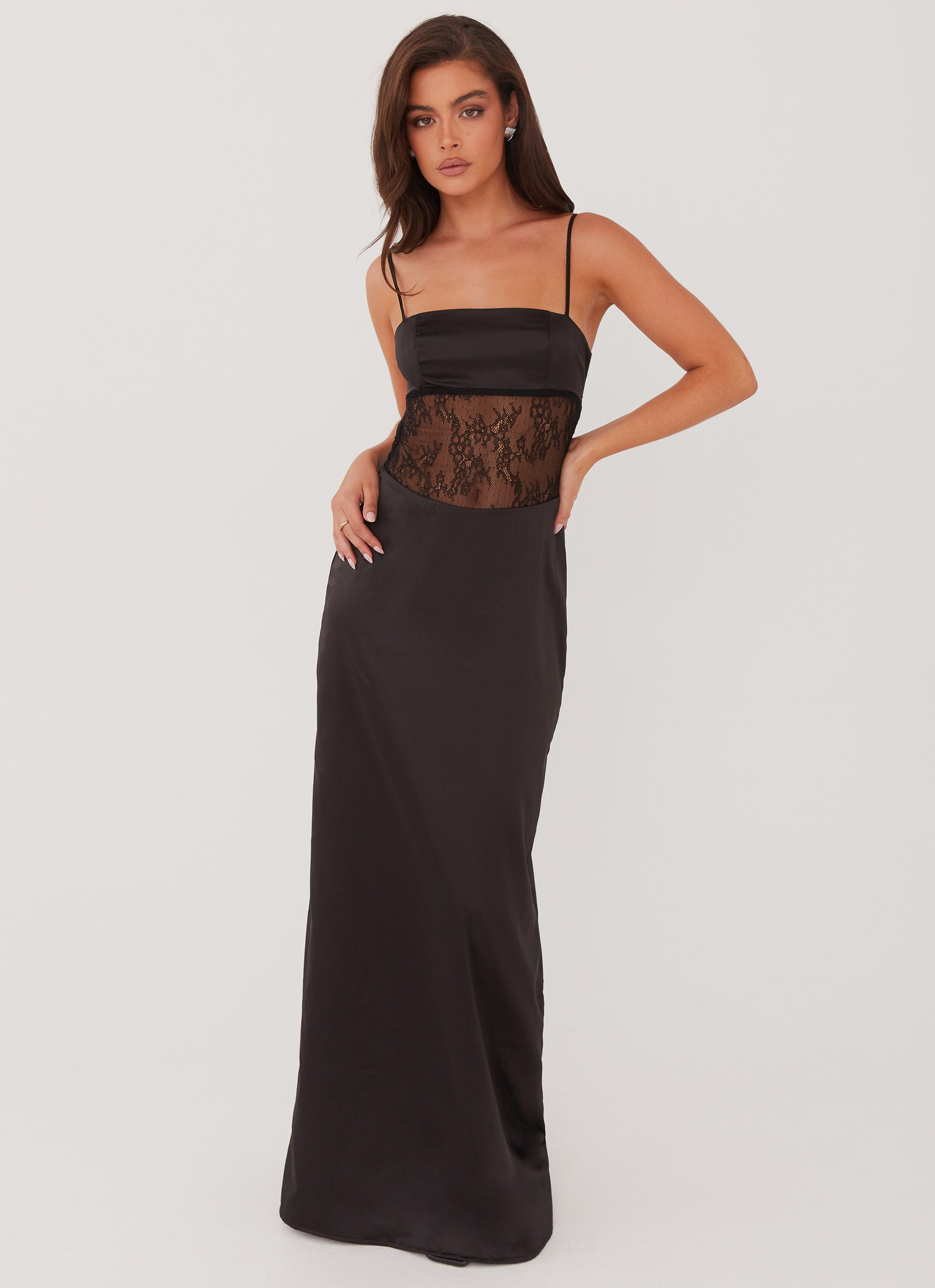 Palais Royale Lace Maxi Dress - Black Peppermayo US Palais Royale Lace Maxi Dress - Black Peppermayo US