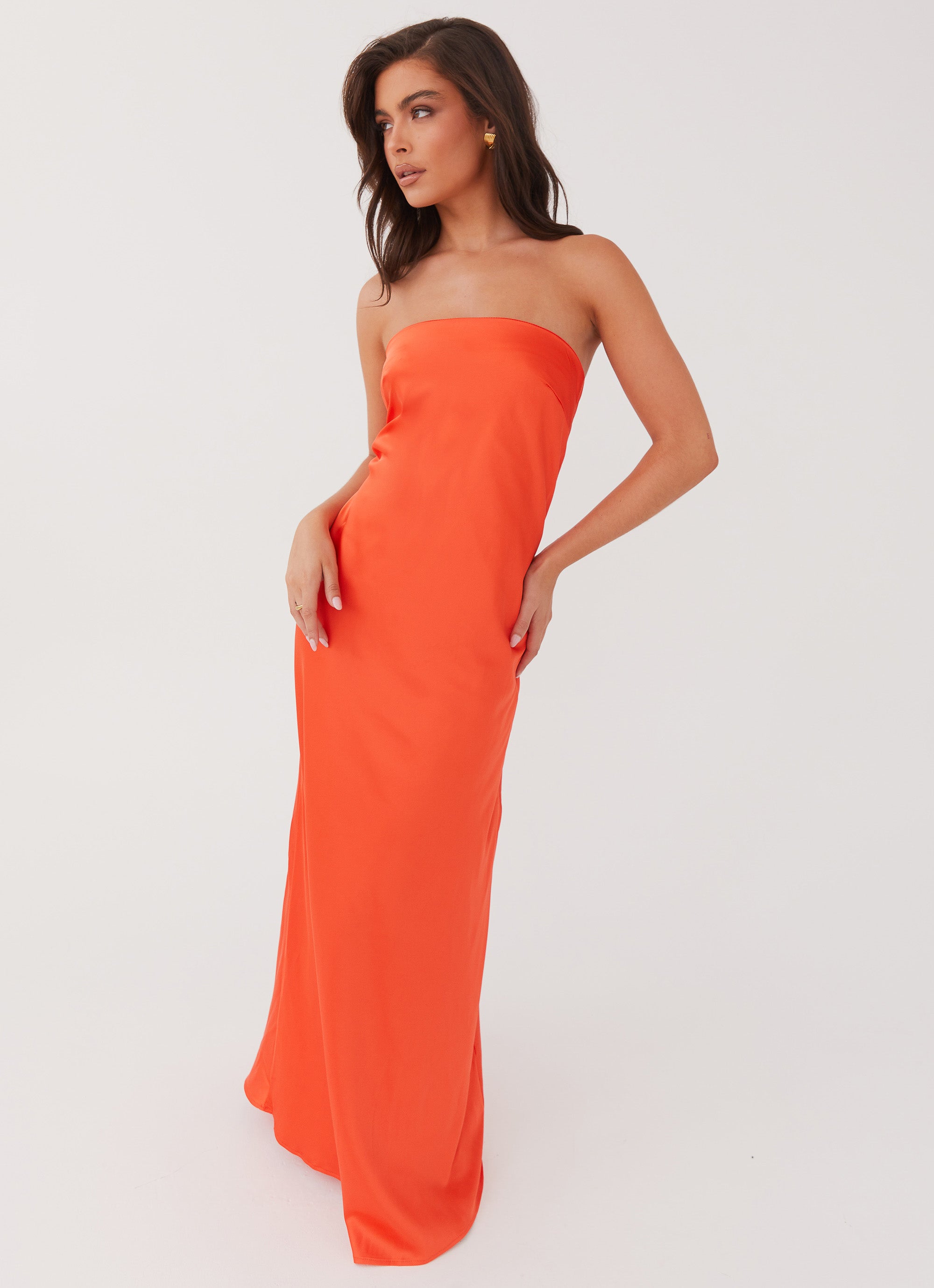 Chantelle Strapless Maxi Dress - Sunset Peppermayo US Chantelle Strapless Maxi Dress - Sunset Peppermayo US