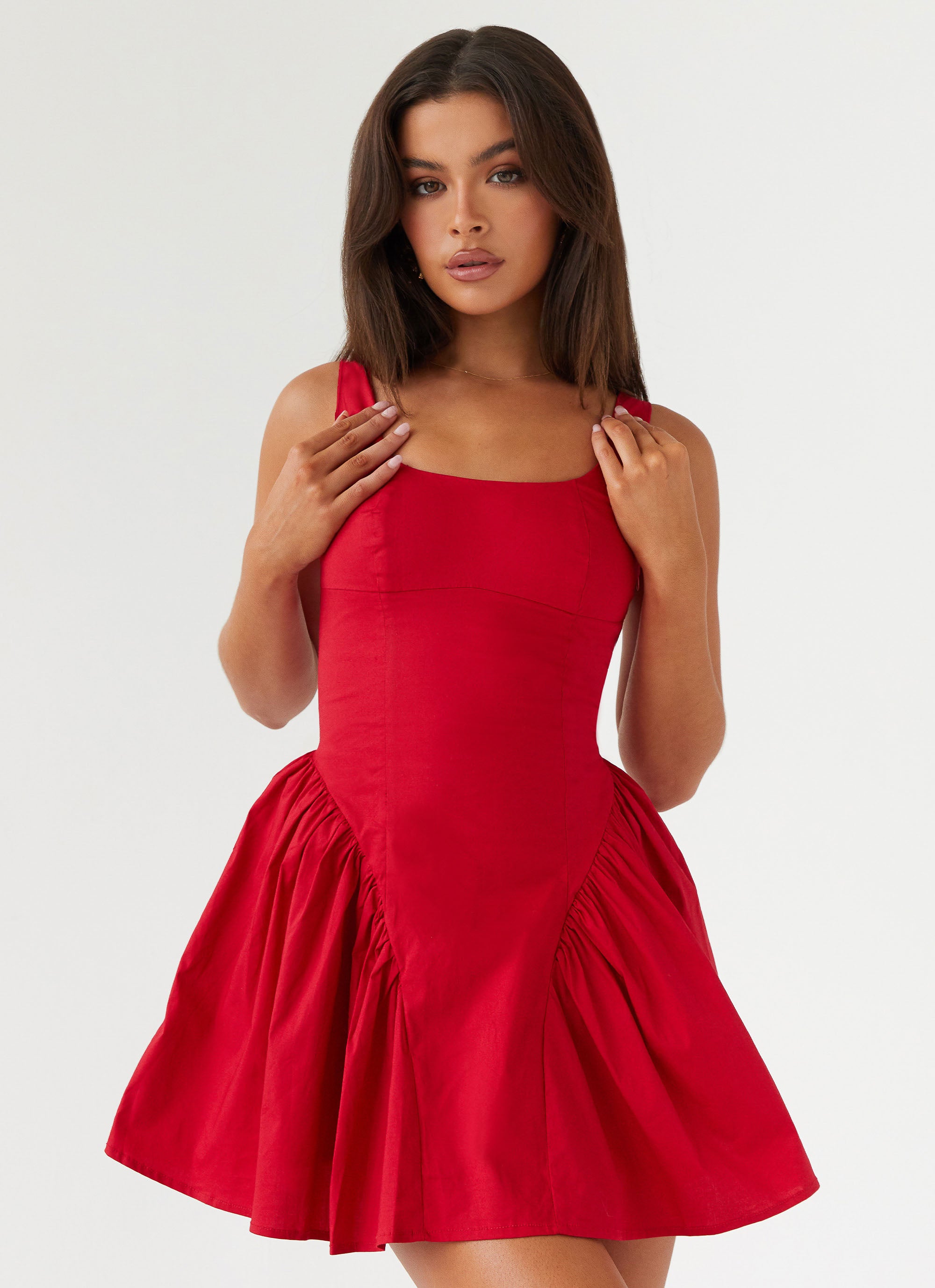 Sassy Soiree Corset Mini Dress - Red Peppermayo US Sassy Soiree Corset Mini Dress - Red Peppermayo US