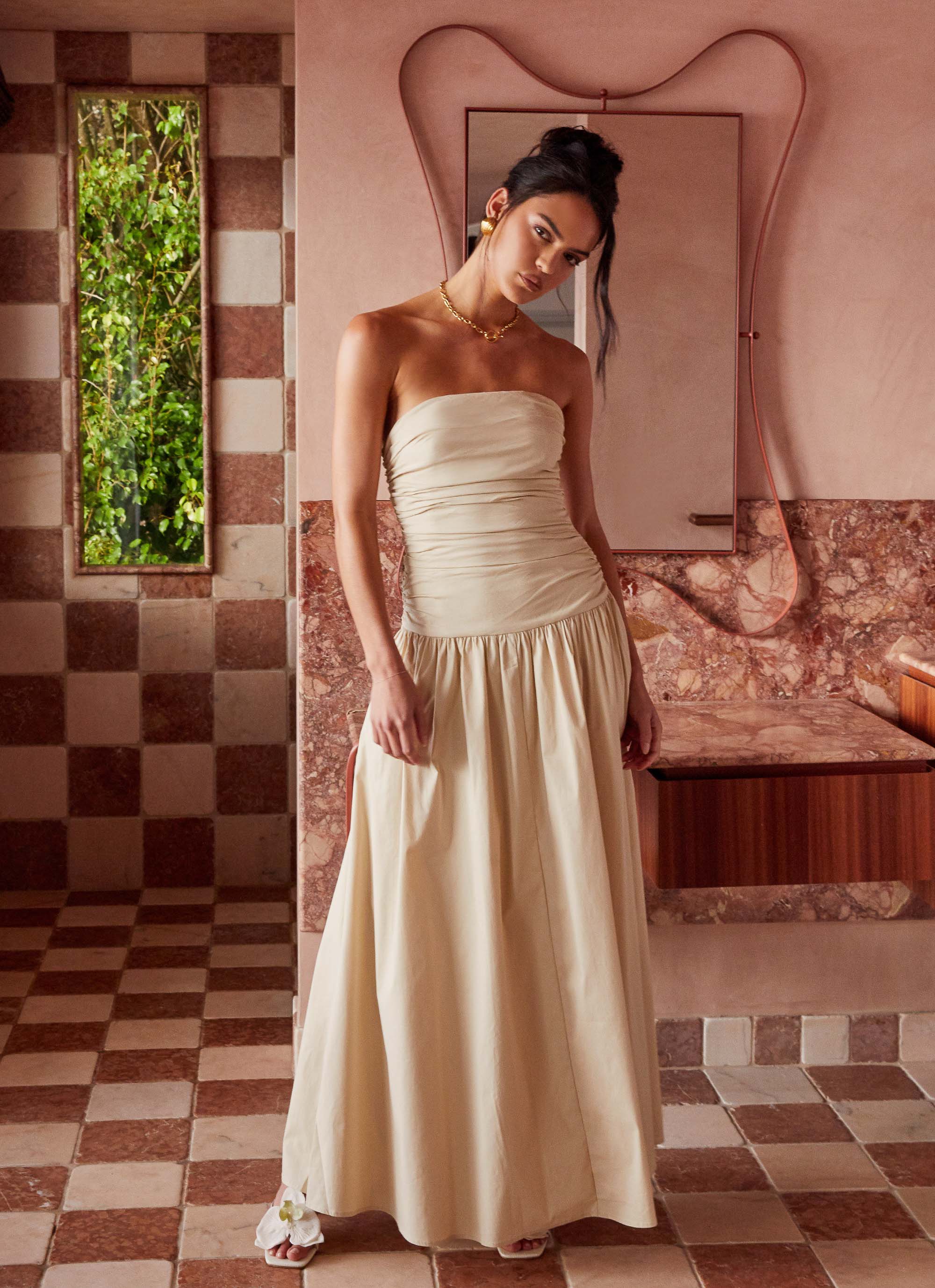 Carmel Maxi Dress - Ivory Ivory / US 18 Carmel Maxi Dress - Ivory Ivory / US 18