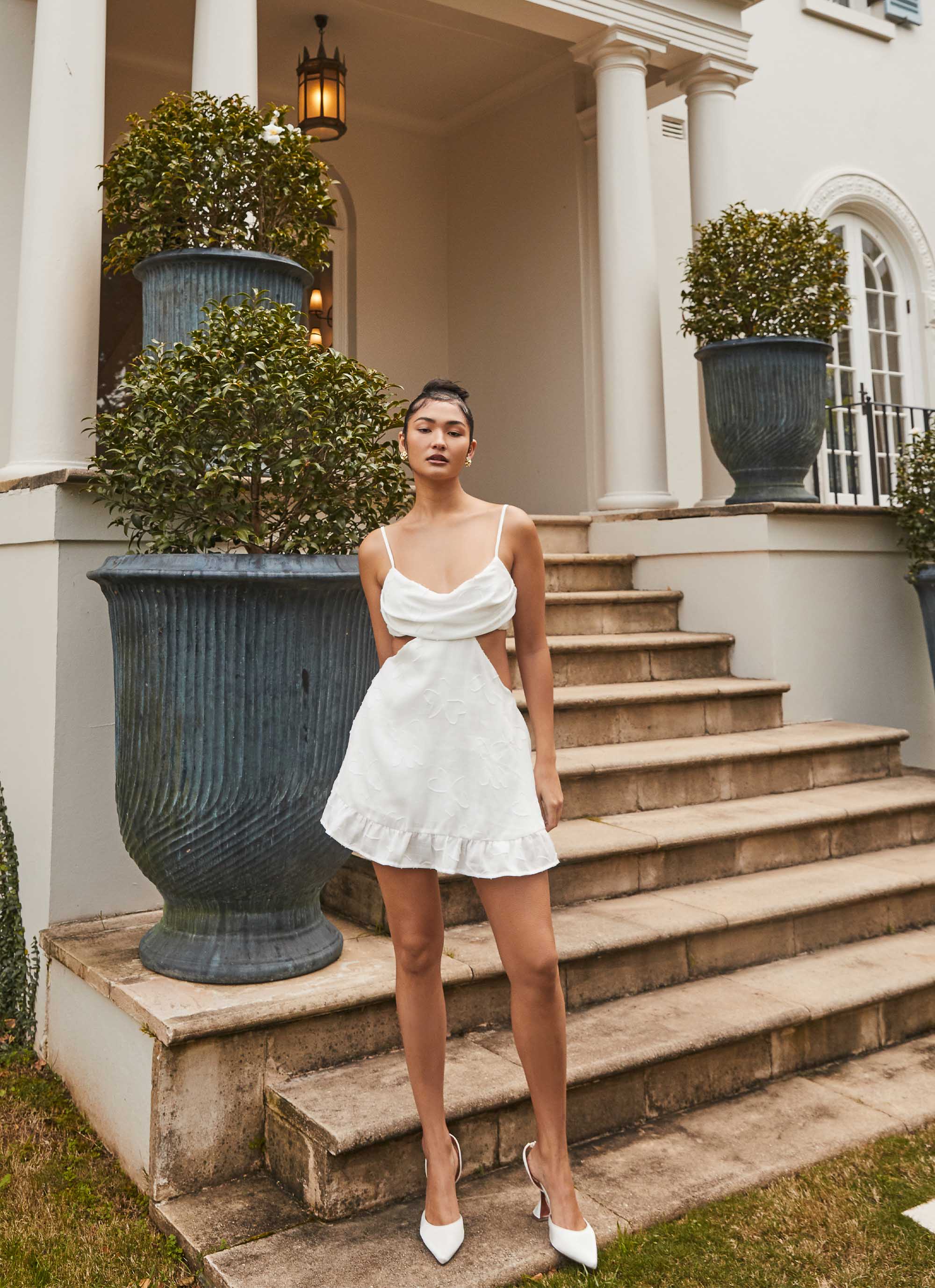 Dorothea Mini Dress - White Dorothea Mini Dress - White