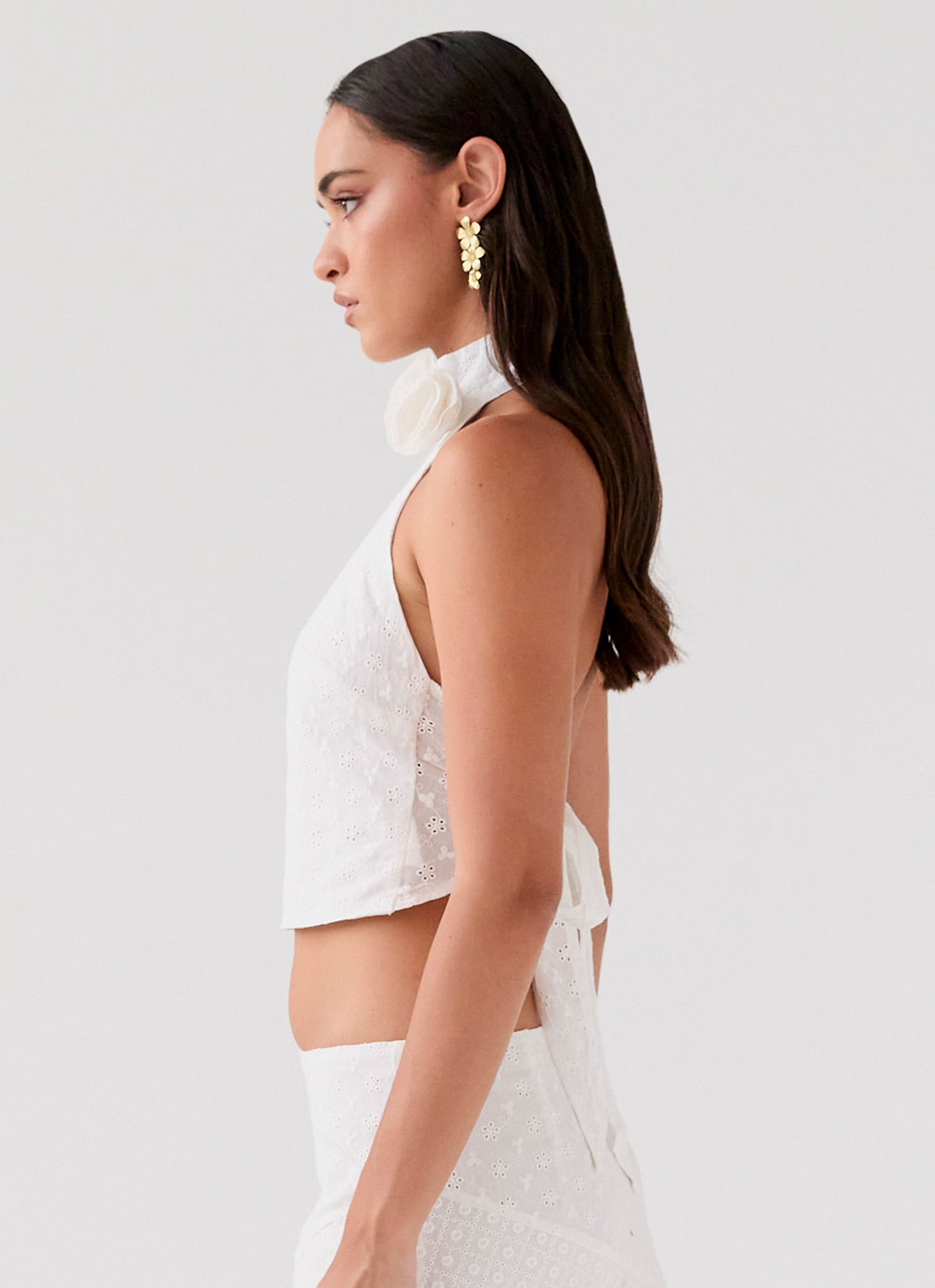 Alice In Love Rose Top White – Peppermayo US - Main Image