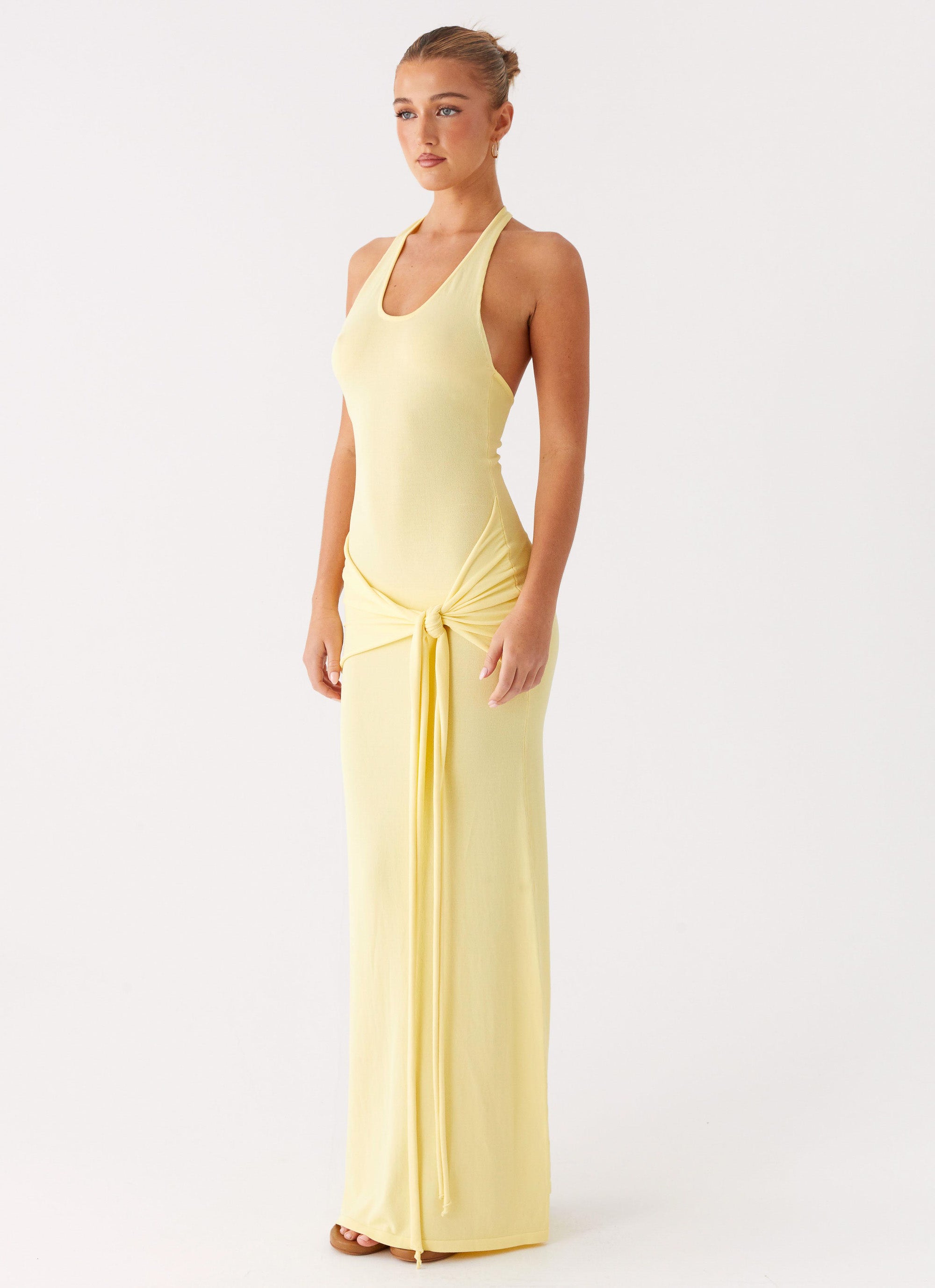 Pina Colada Knit Maxi Dress - Yellow Yellow / L-XL Pina Colada Knit Maxi Dress - Yellow Yellow / L-XL