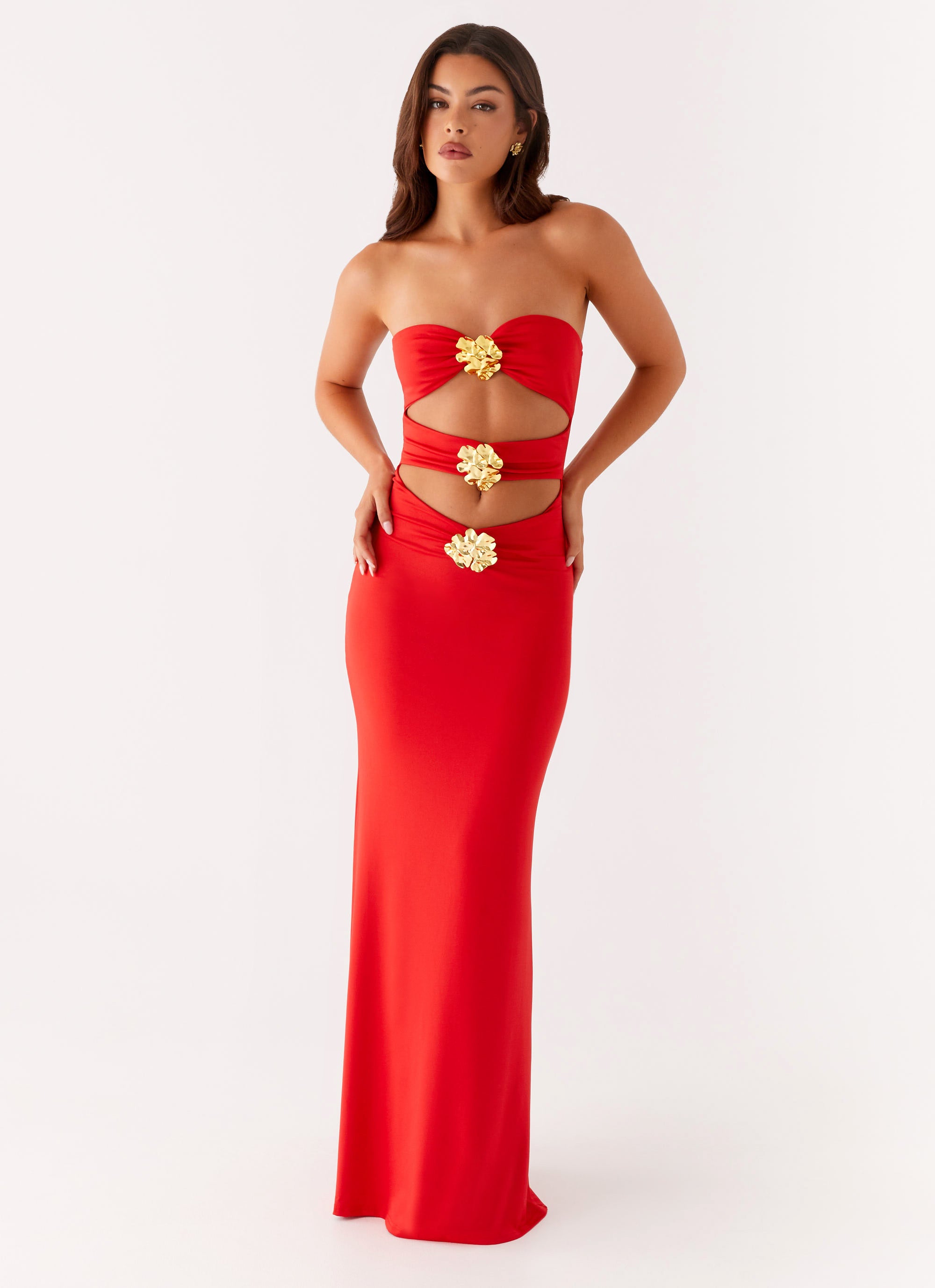 Raye Maxi Dress - Tangerine Tangerine / US 18 Raye Maxi Dress - Tangerine Tangerine / US 18