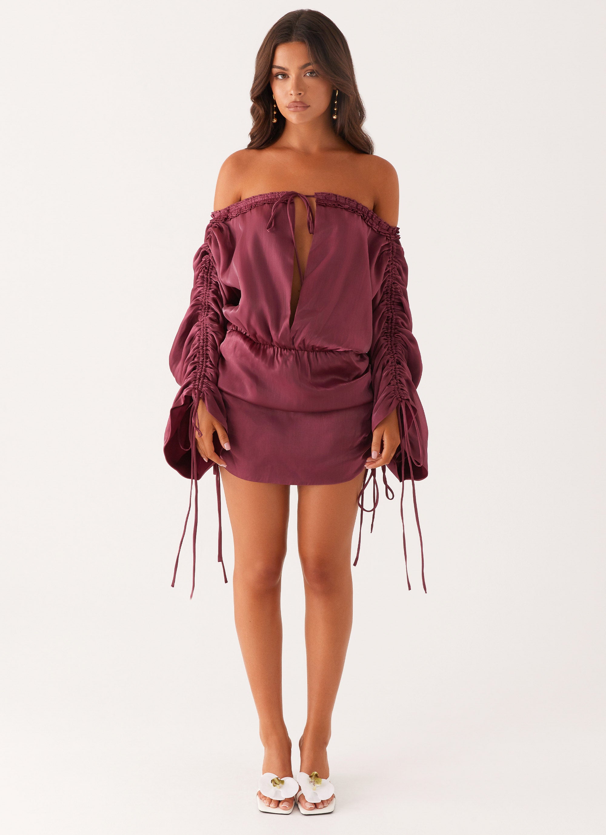 mulberry mini dress 'Alia' Mulberry Mini Dress
