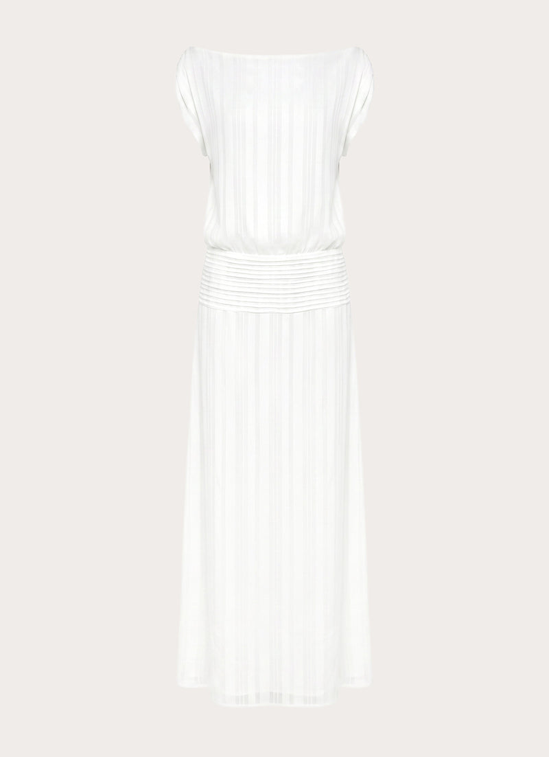 Rexi One Shoulder Maxi Dress - White