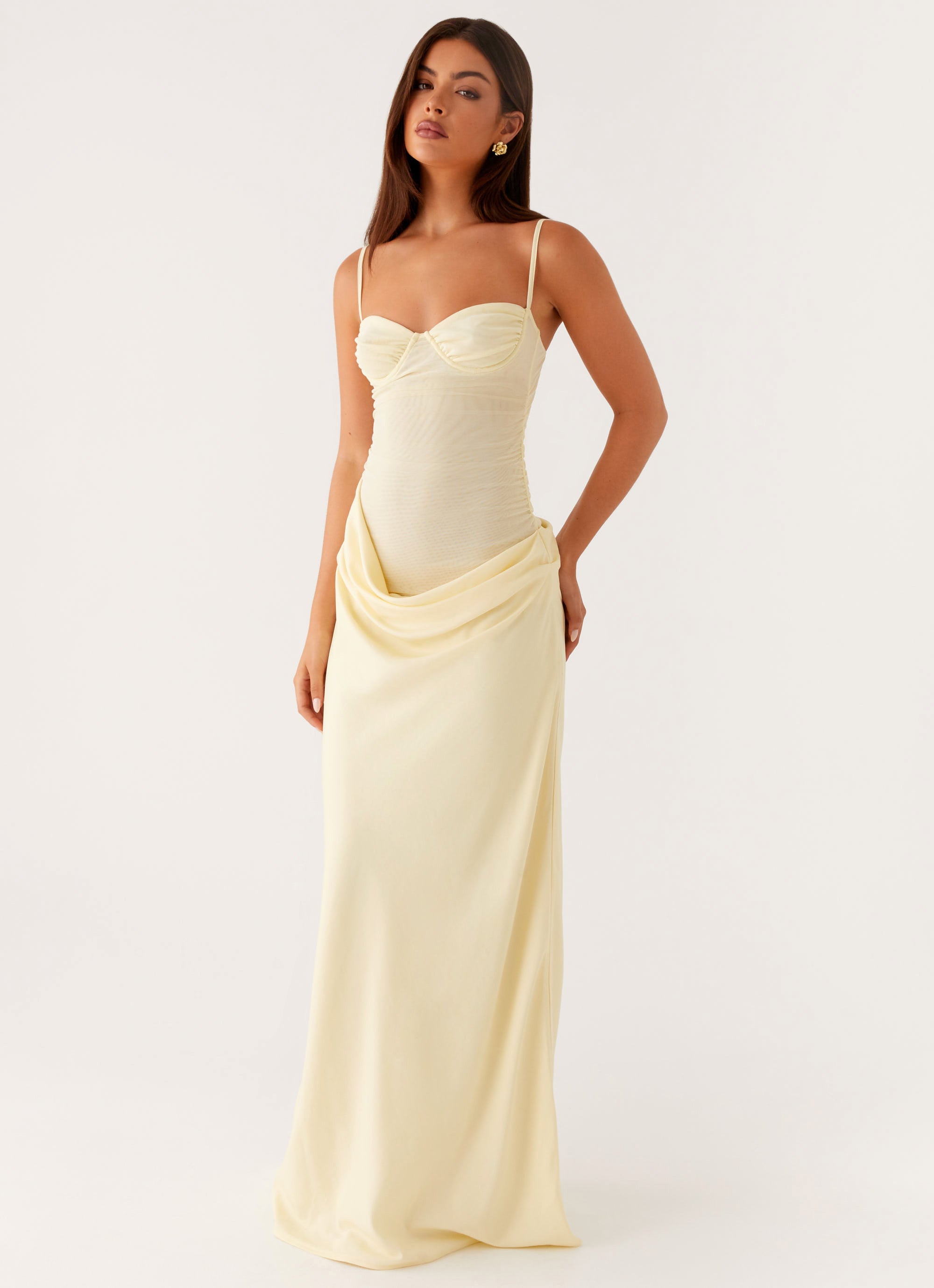 Romy Maxi Dress - Yellow Yellow / US 18 Romy Maxi Dress - Yellow Yellow / US 18