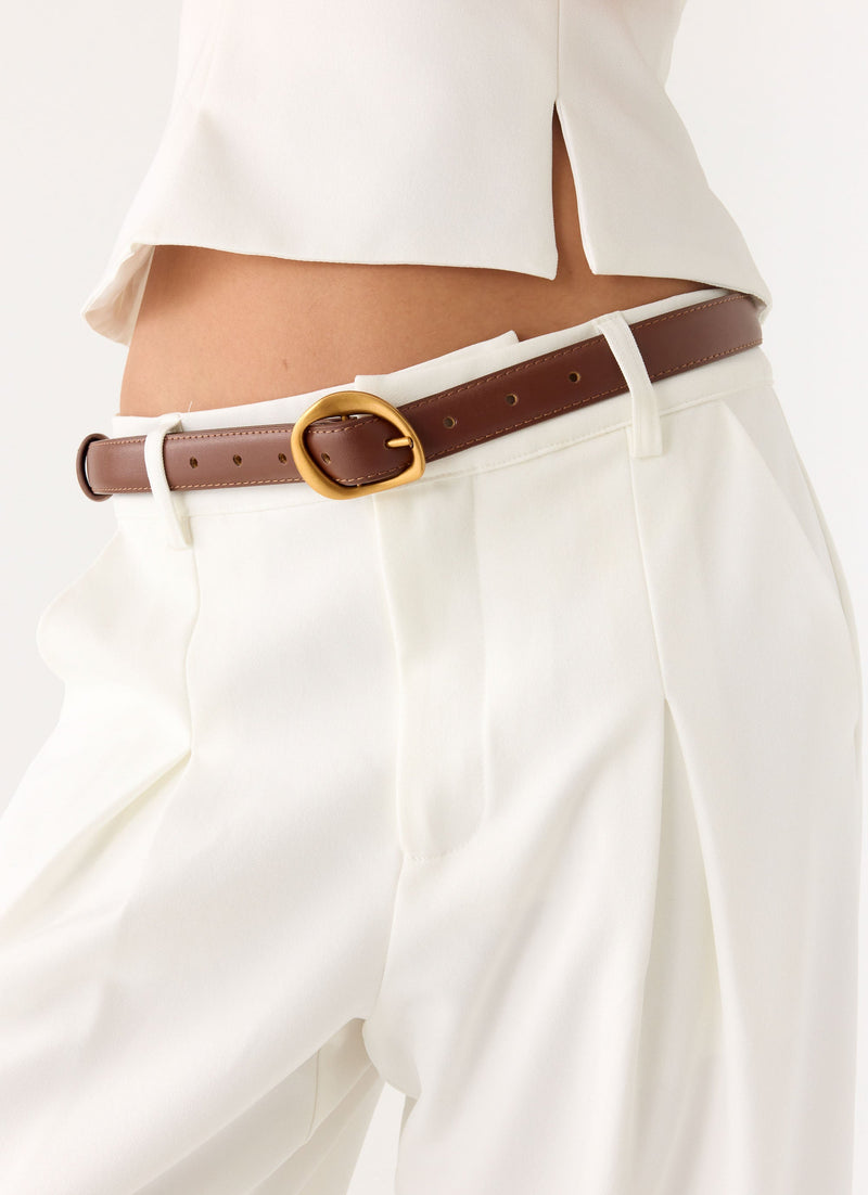 Rosallina Belt - Brown