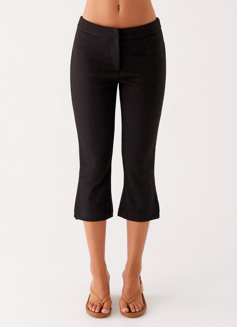 Rue Capri Pants - Black
